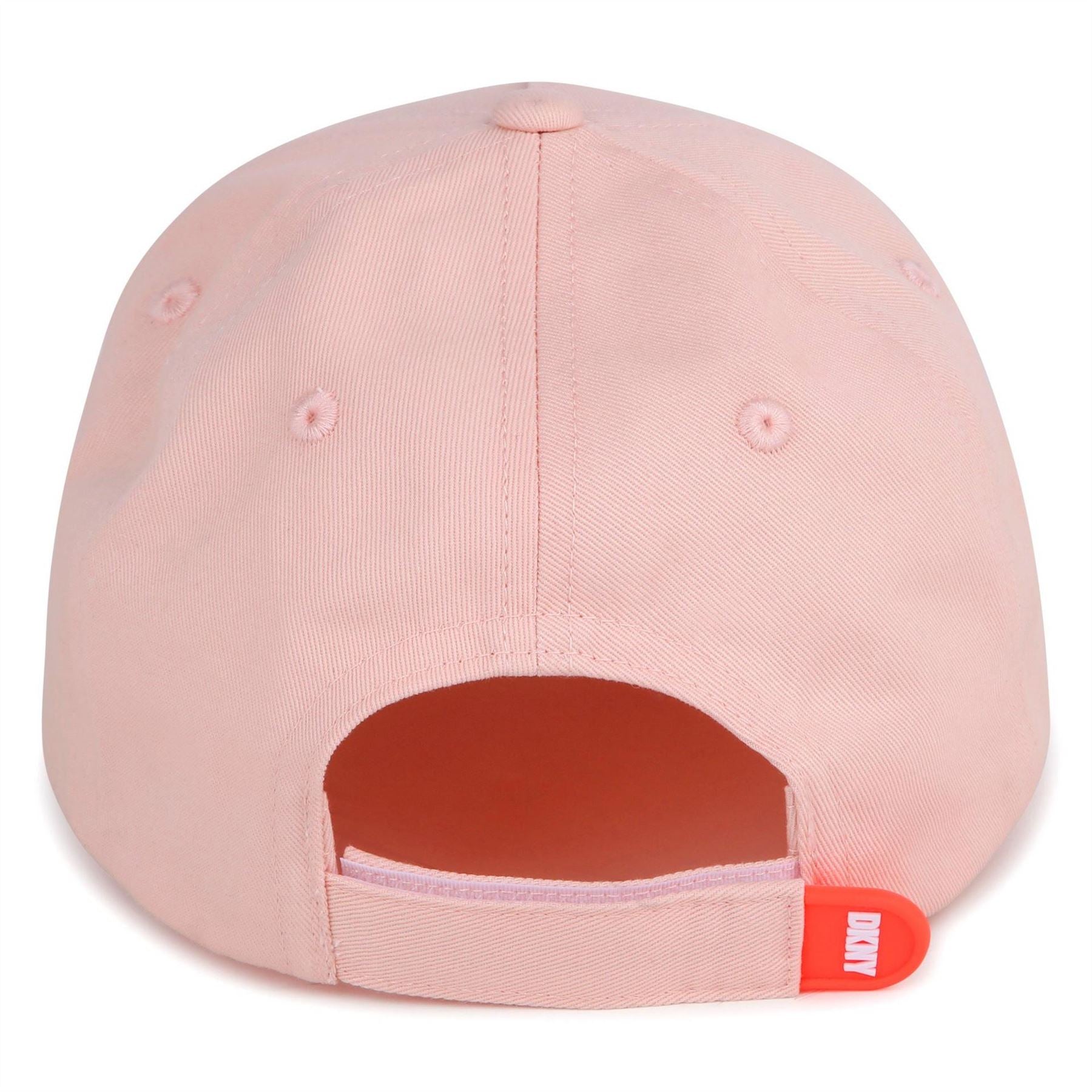DKNY Logo Print Fitted Baseball Cap