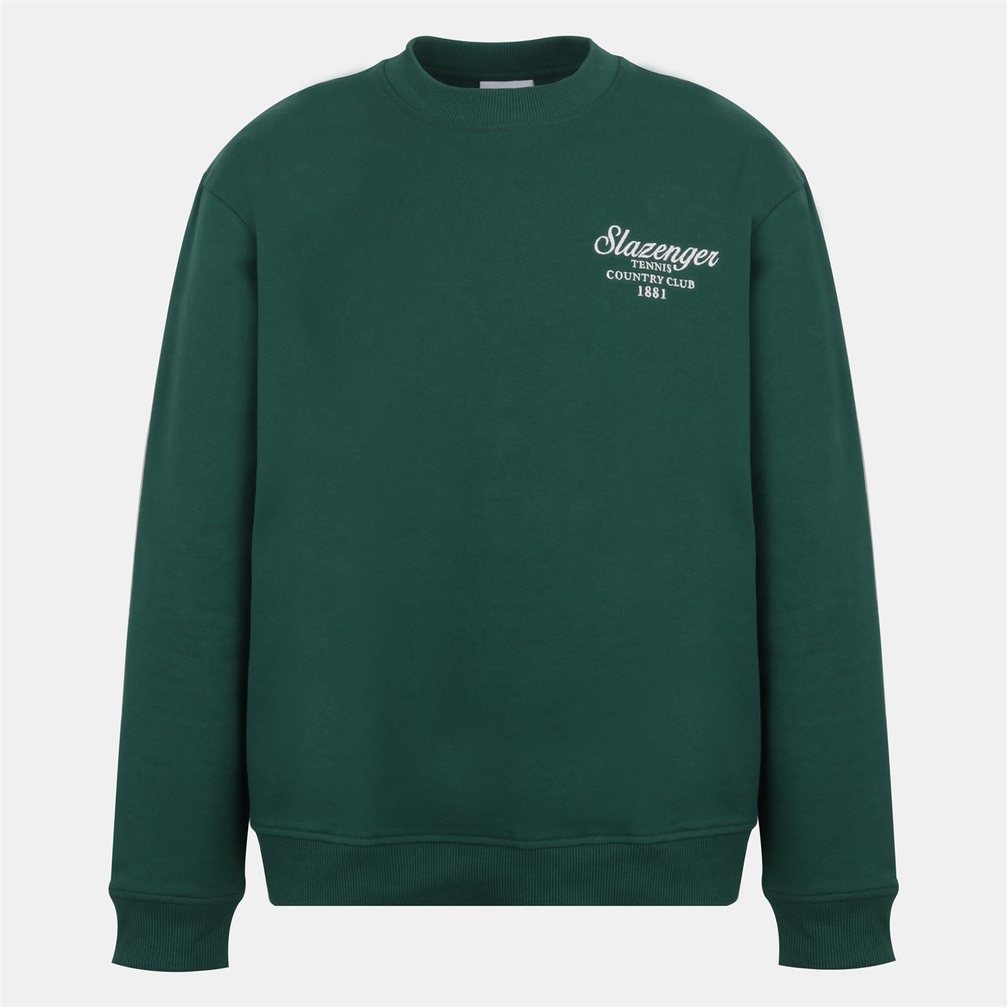 Slazenger Tennis Embroidered Drop Shoulder Sweatshirt