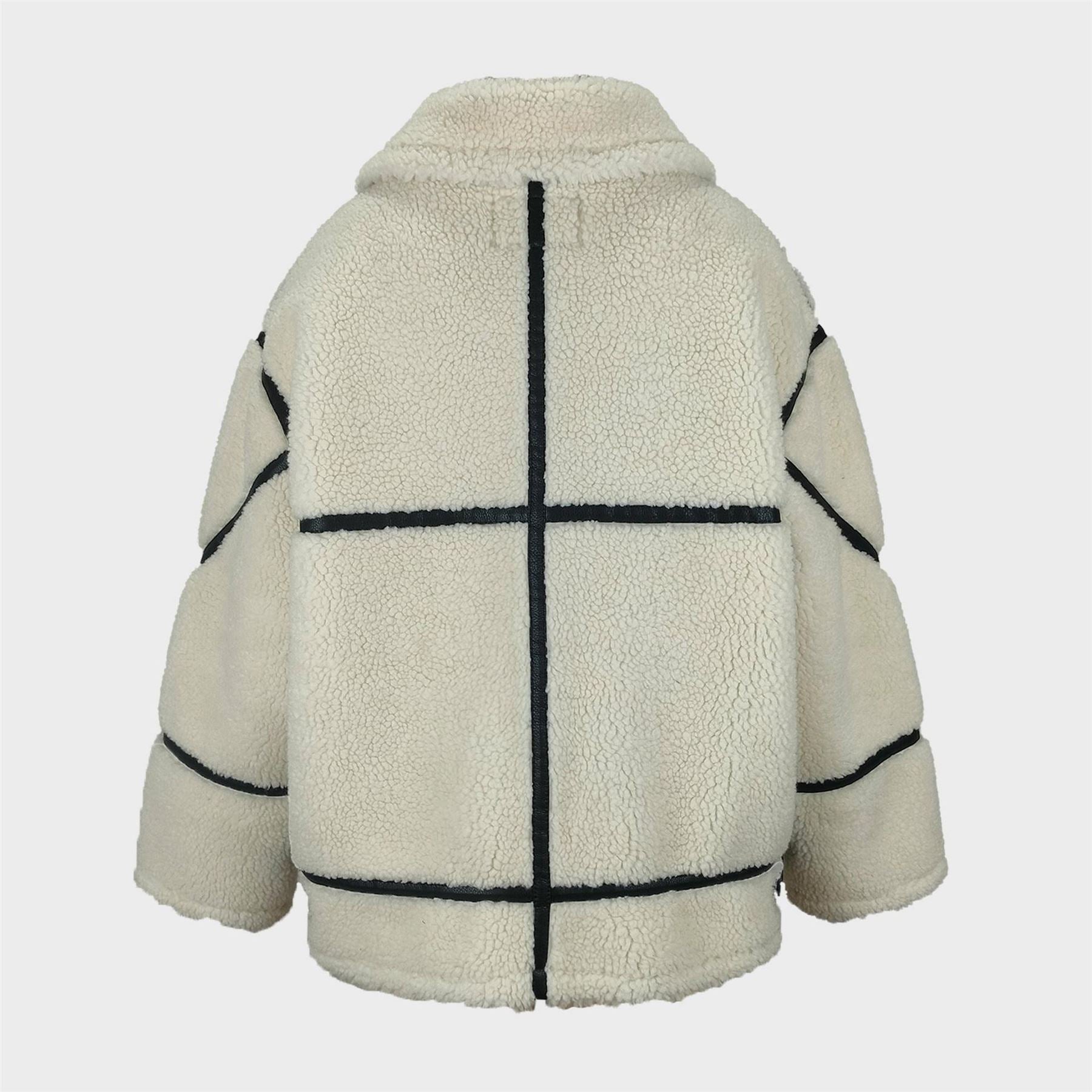 Jack Wills Sherling Long Sleeve Short Puffer Jacket