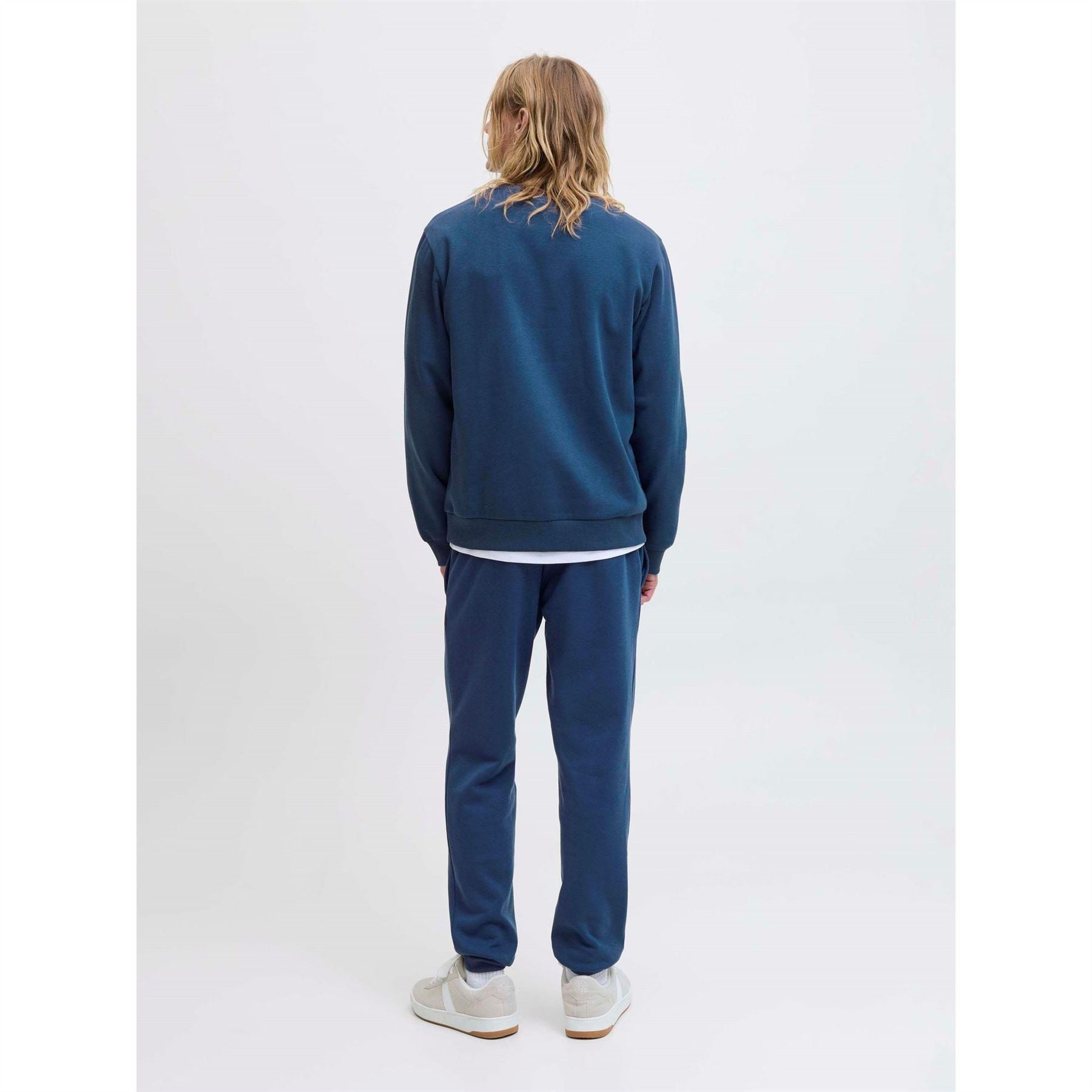 Jack and Jones Arch Lettering Crew Neck Sweatshirt Jogger Full Tracksuit