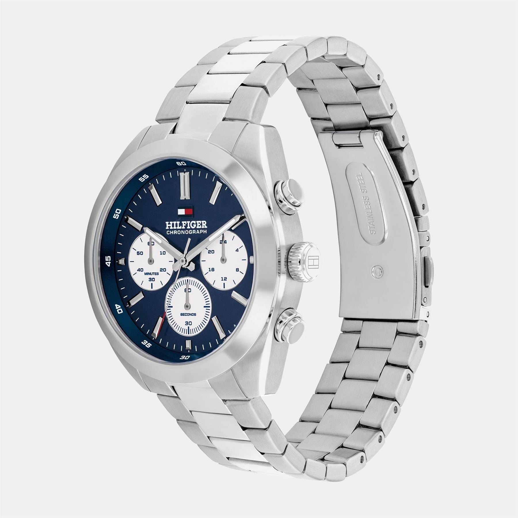 Tommy Hilfiger Hudson 40mm Stainless Steel Chronograph Analogue Quartz Watch