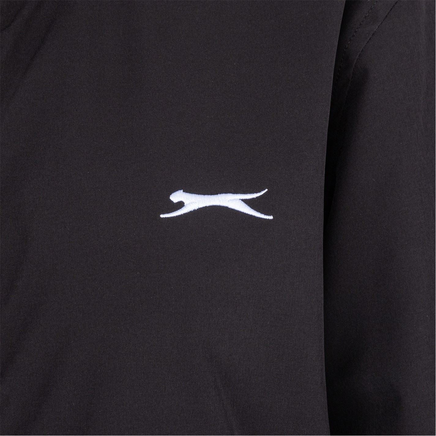 Slazenger Woven Mock Neck Elasticated Cuff Track Jacket