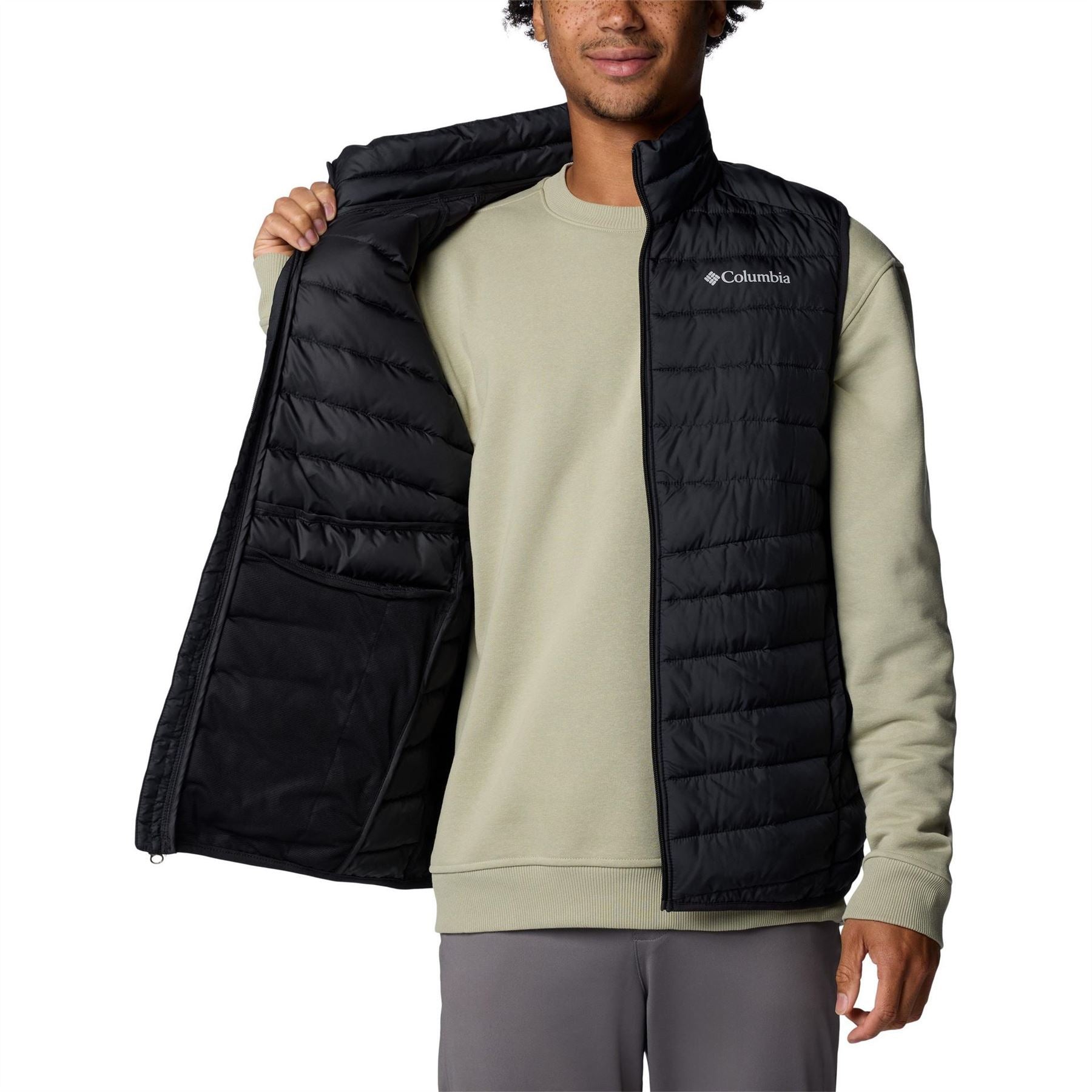 Columbia Mens Foster Solid Patterned Gilet