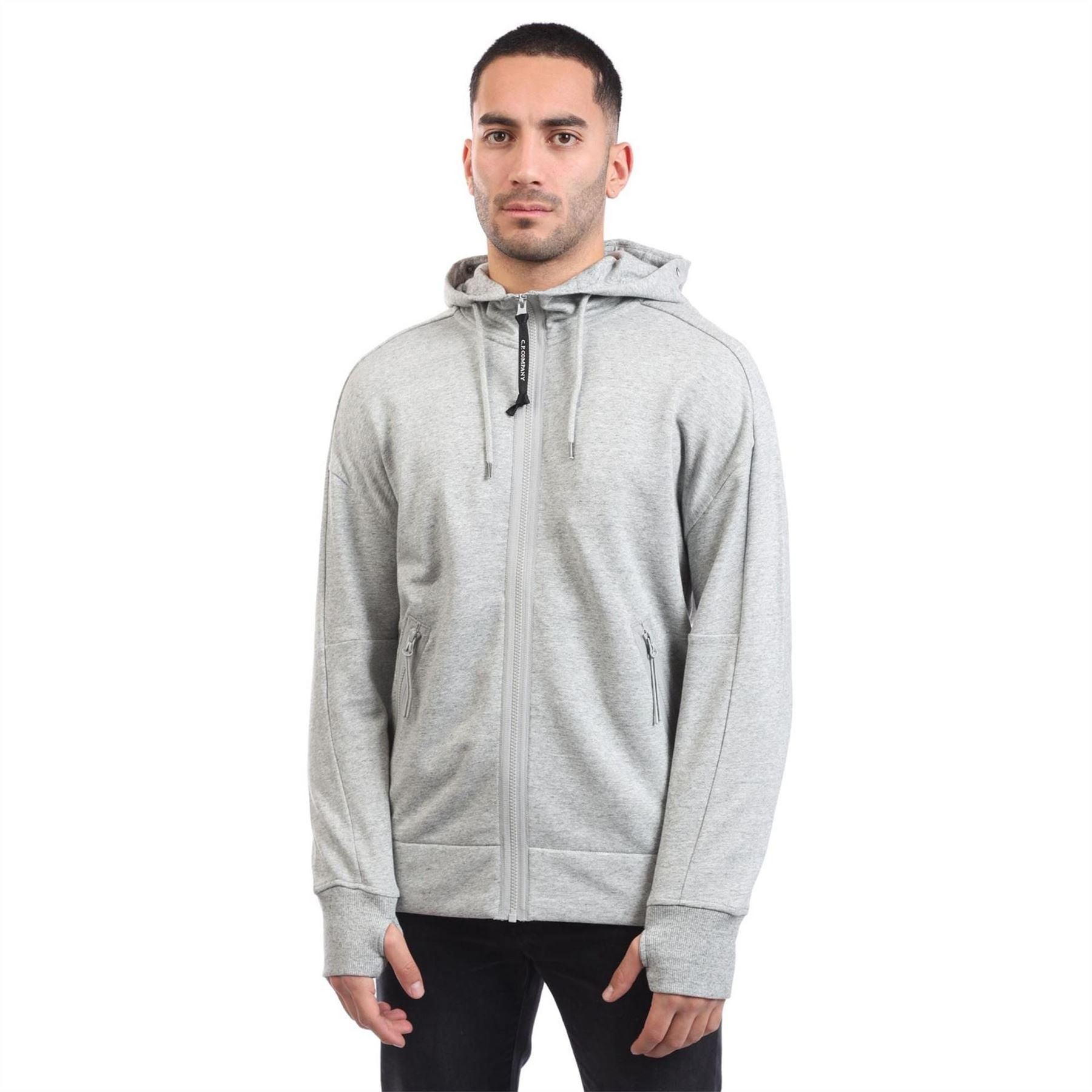 CP Company Raised Fleece Lens Zip Hoodie