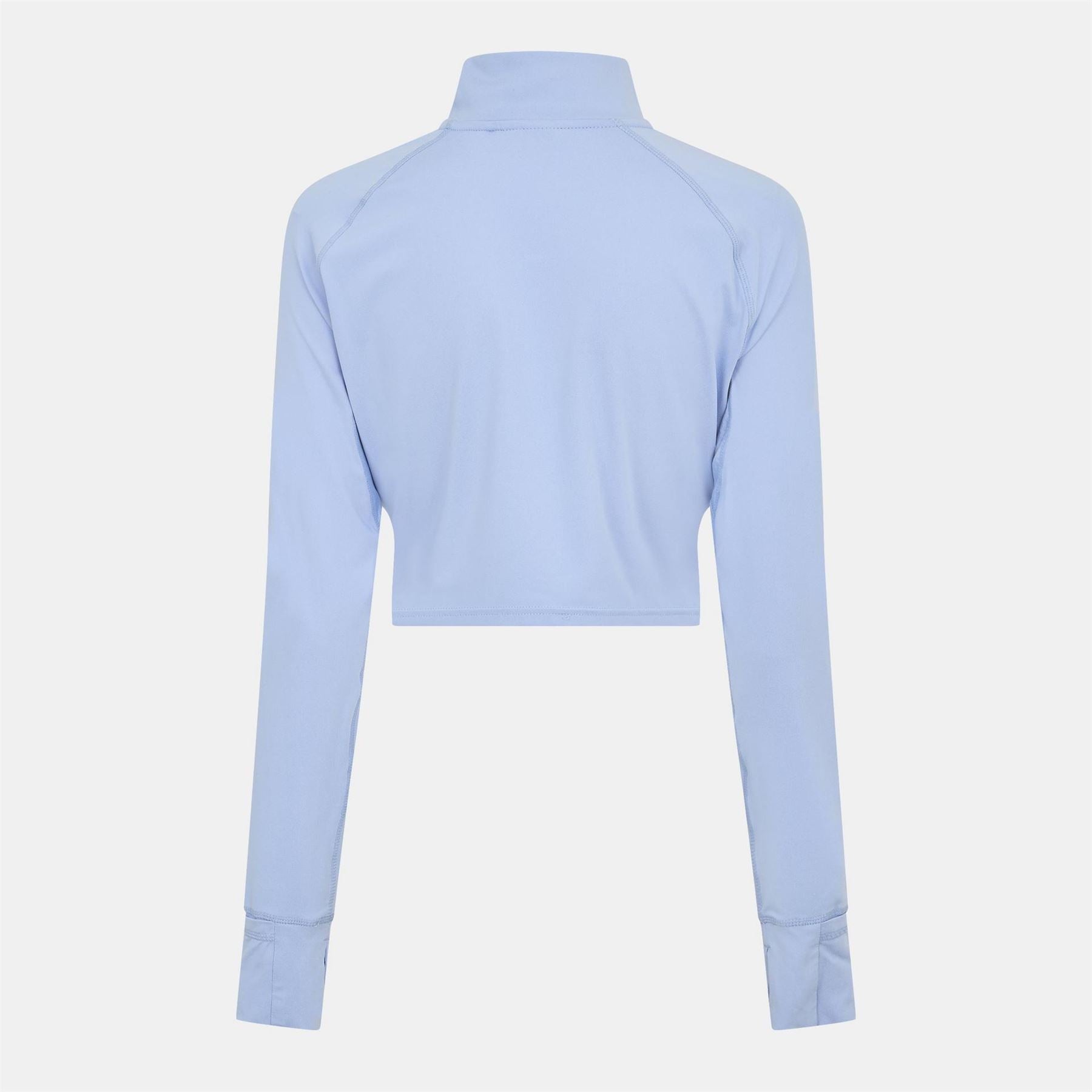 USA Pro Womens Quarter Zip Cropped Jacket