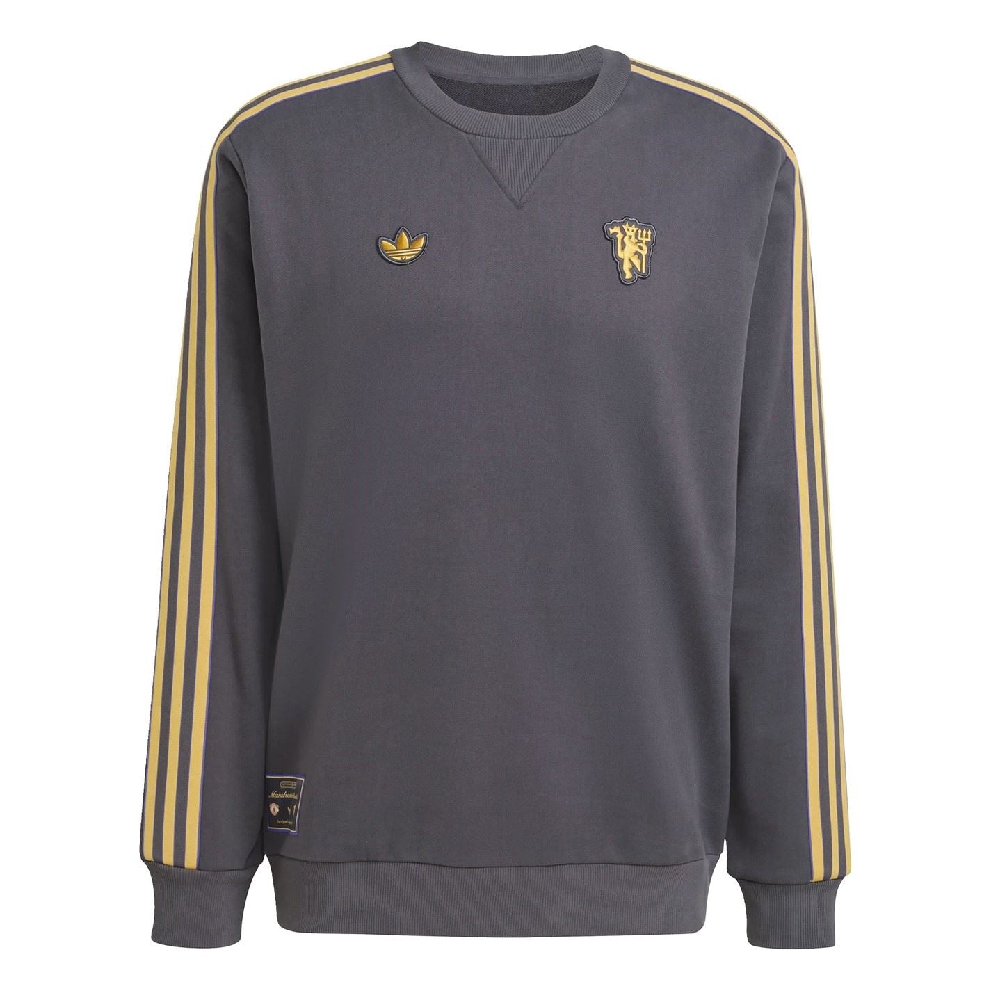 adidas Mens Manchester United Icons Crew Sweater
