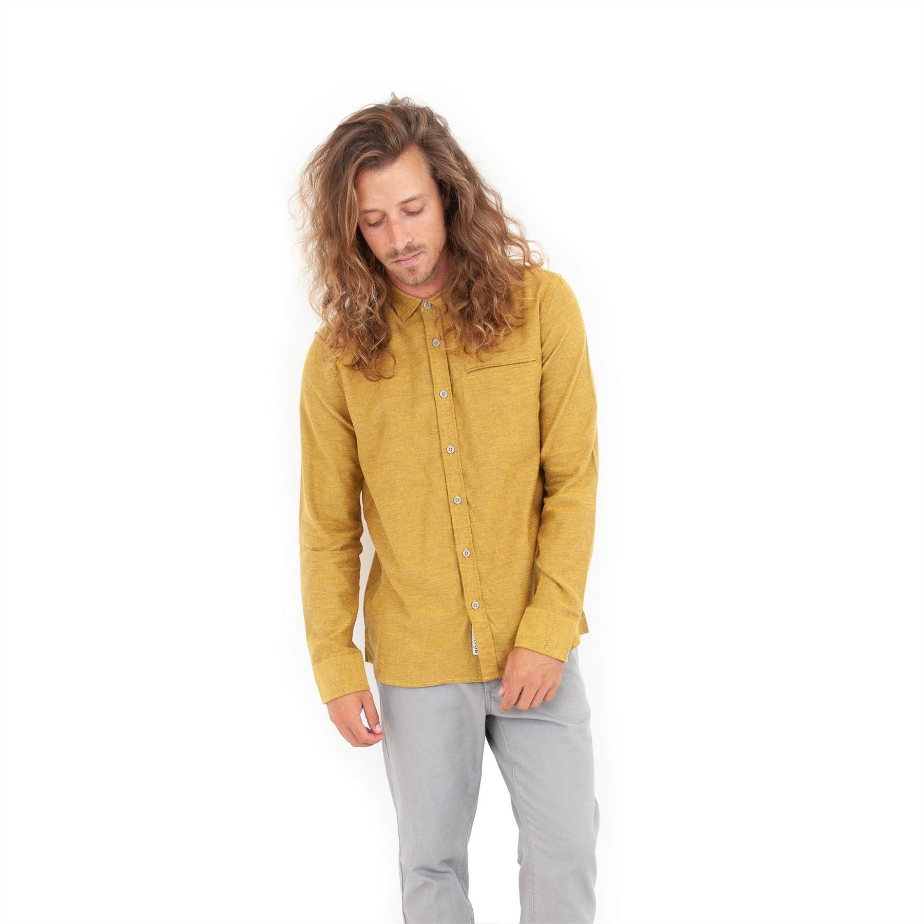 Roamers and Seekers Willow Collared Neck Long Sleeve Shirt
