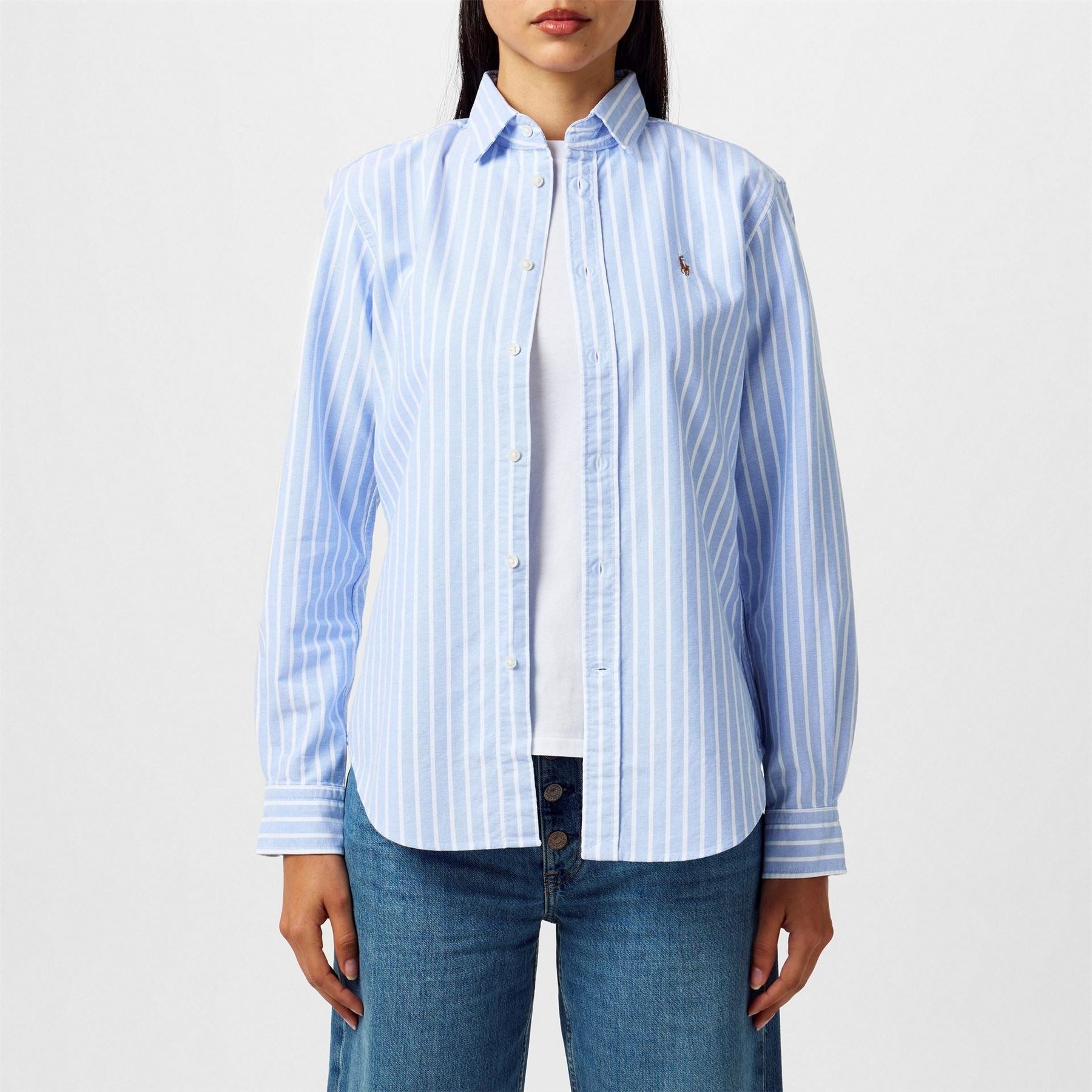 Polo Ralph Lauren Charlotte Stripe Long Sleeve Oxford Shirt