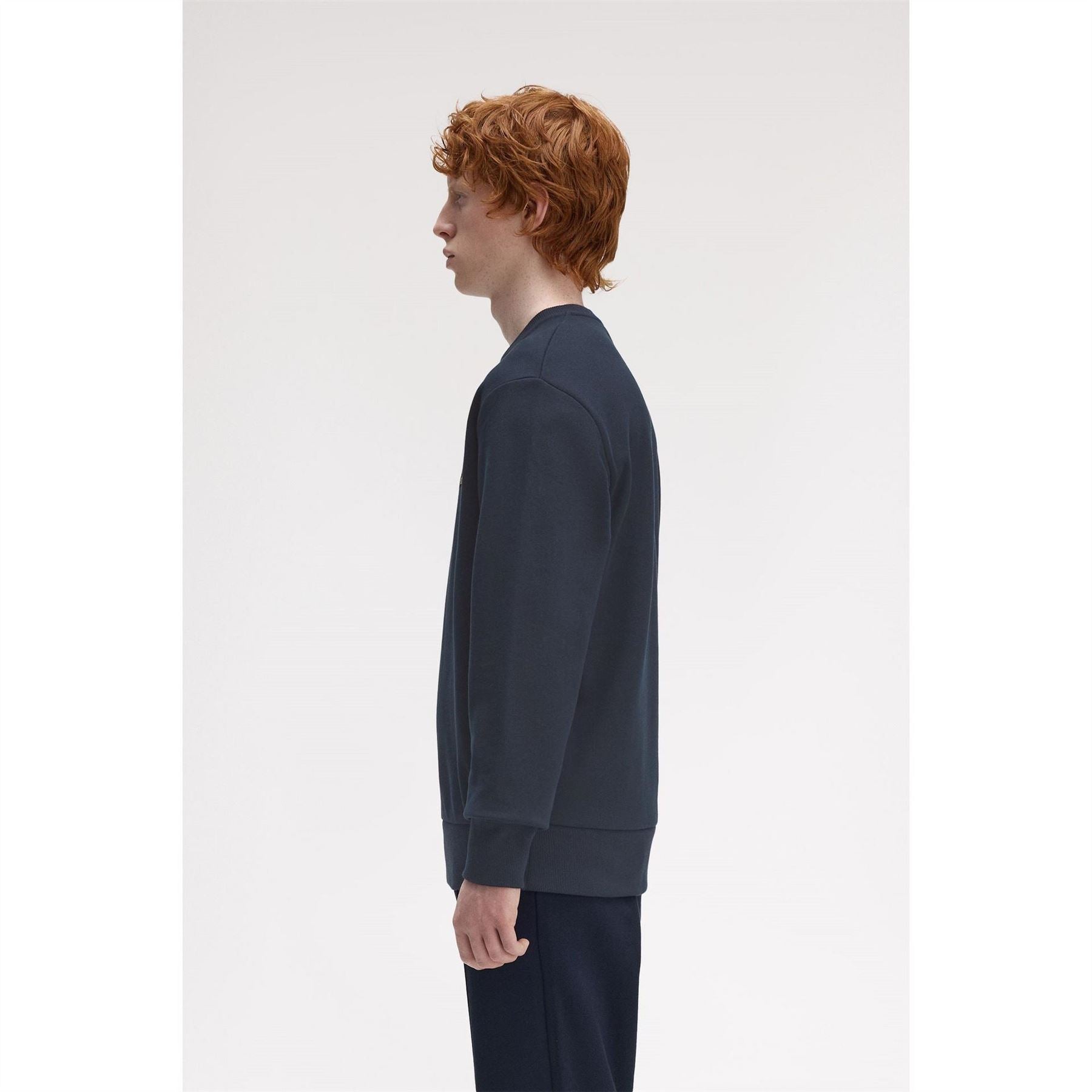 Fred Perry Badge Crew Neck Sweatshirt