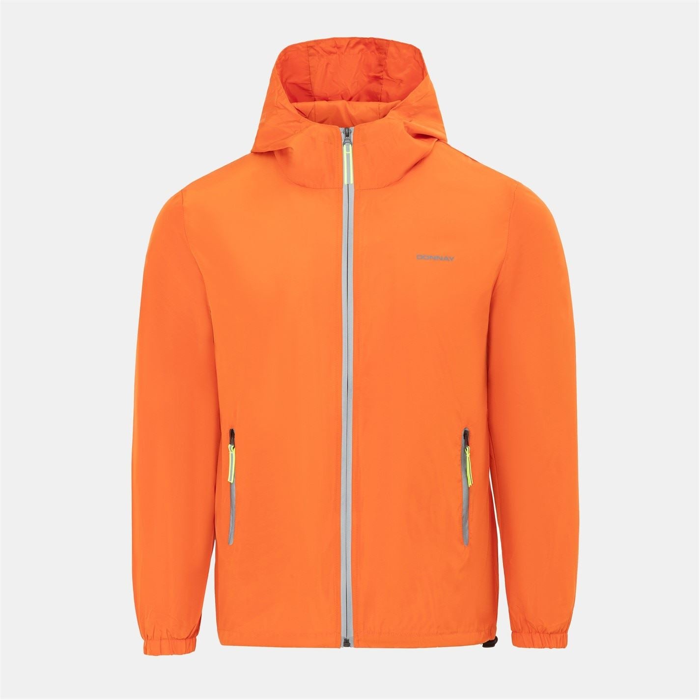 Donnay Hooded Windbreaker Elasticated Cuff Jacket