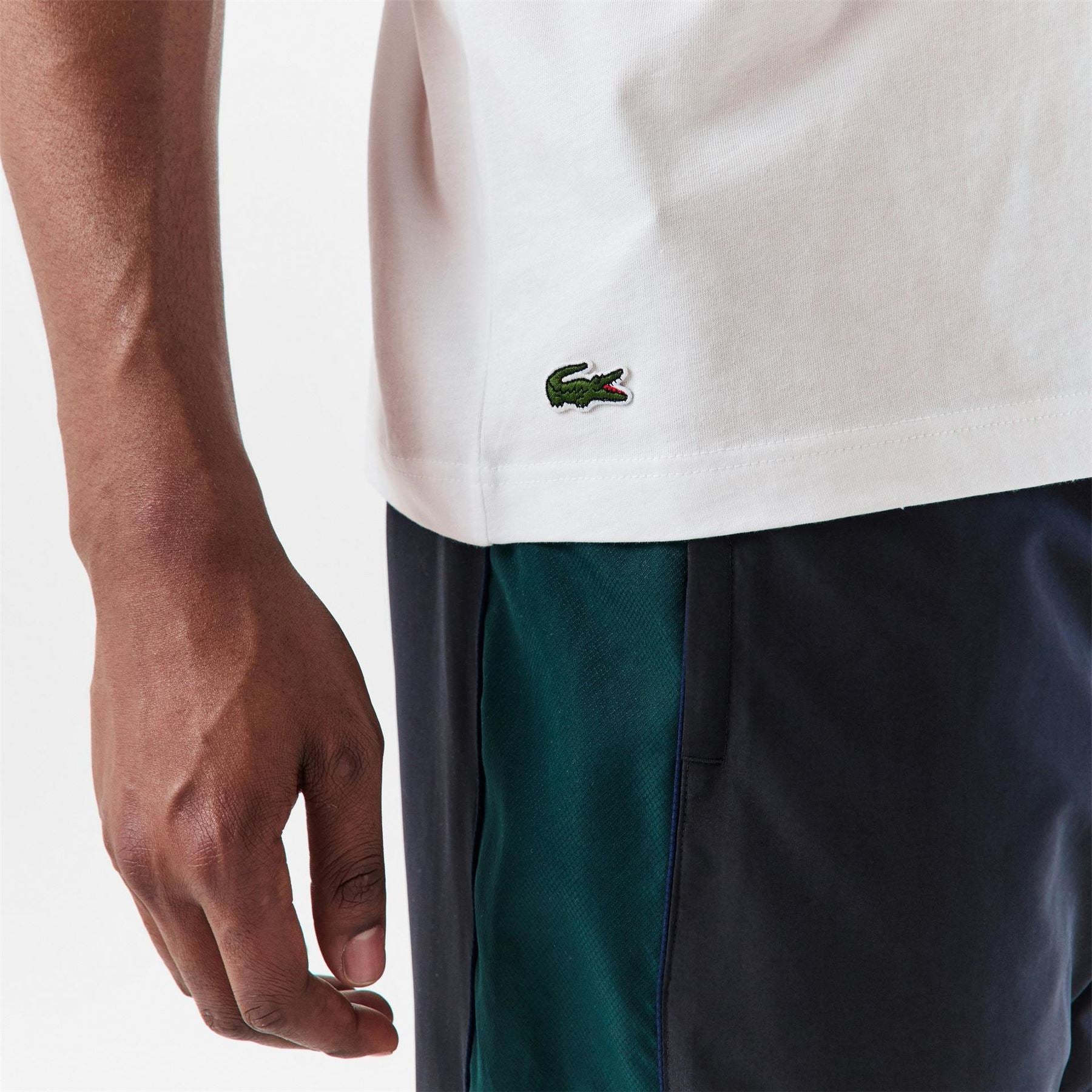 Lacoste Lacoste Lettering Graphic Crew Neck Short Sleeve T-Shirt