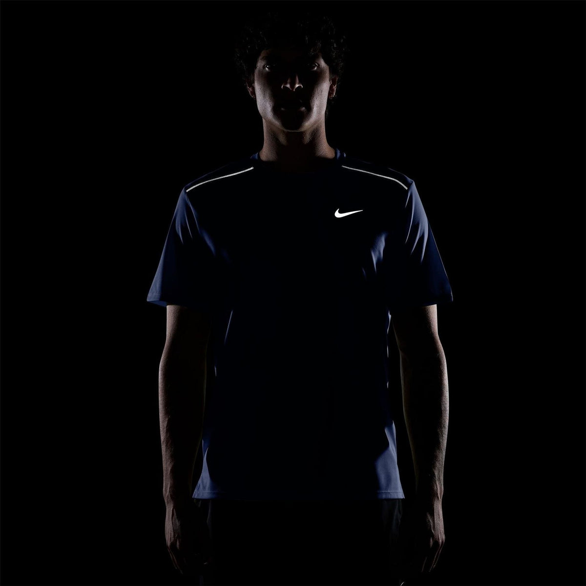 Nike Mens Drifit Miler Running Top