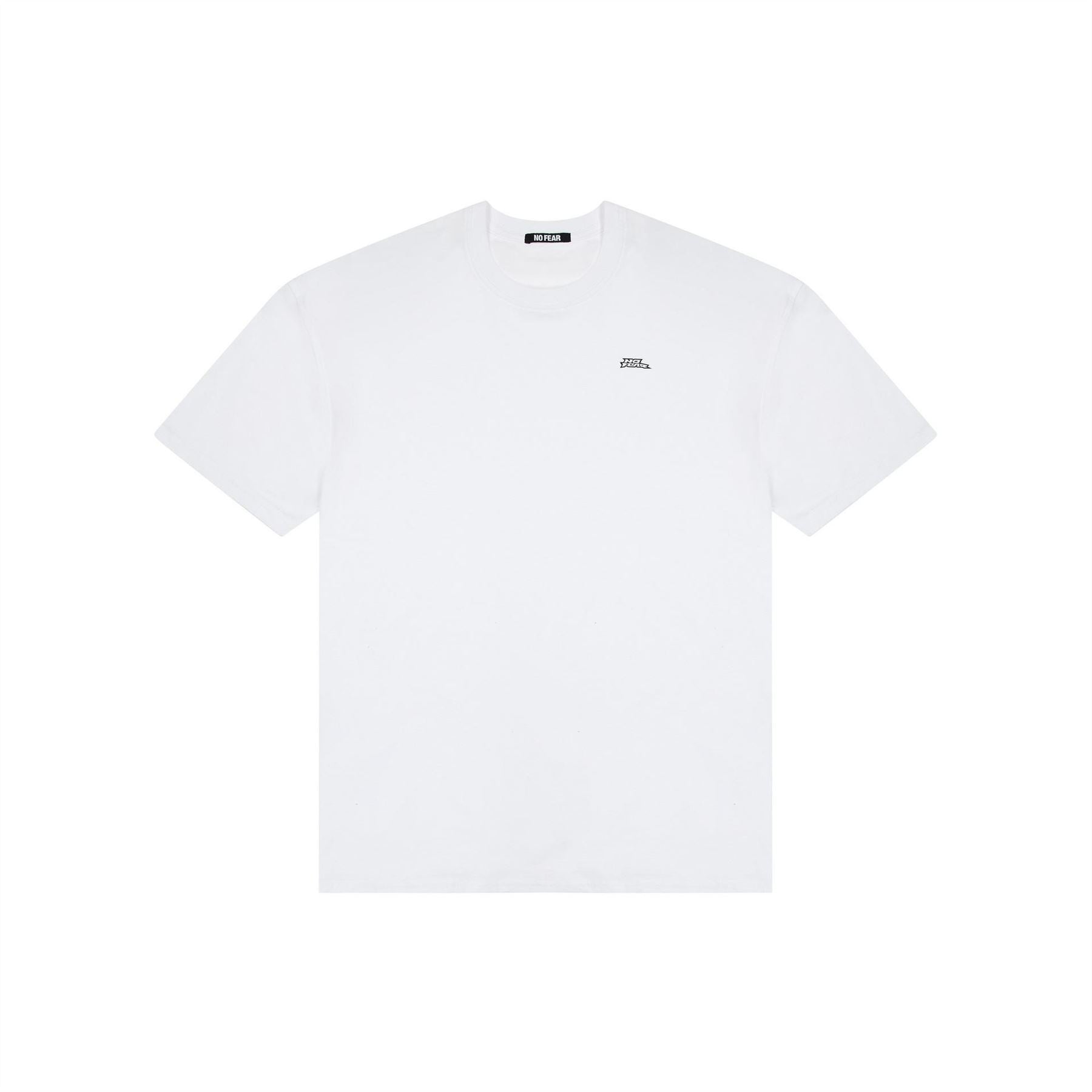 No Fear Logo Print Crew Neck Short Sleeve T-Shirt