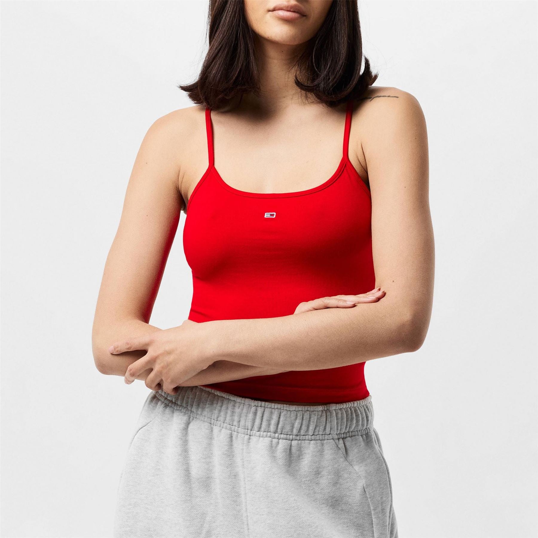 Tommy Jeans Cropped Essential Strap Cami Top