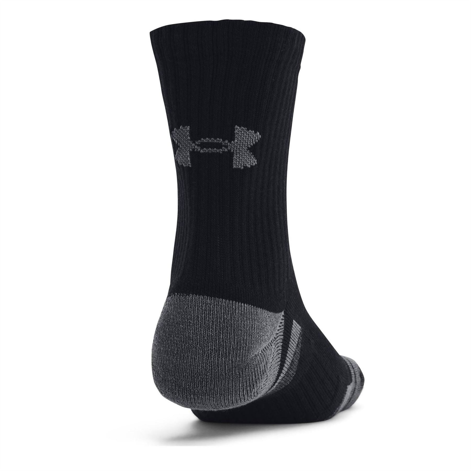 Under Armour Adults Performance Cotton Mid Trainers Sock
