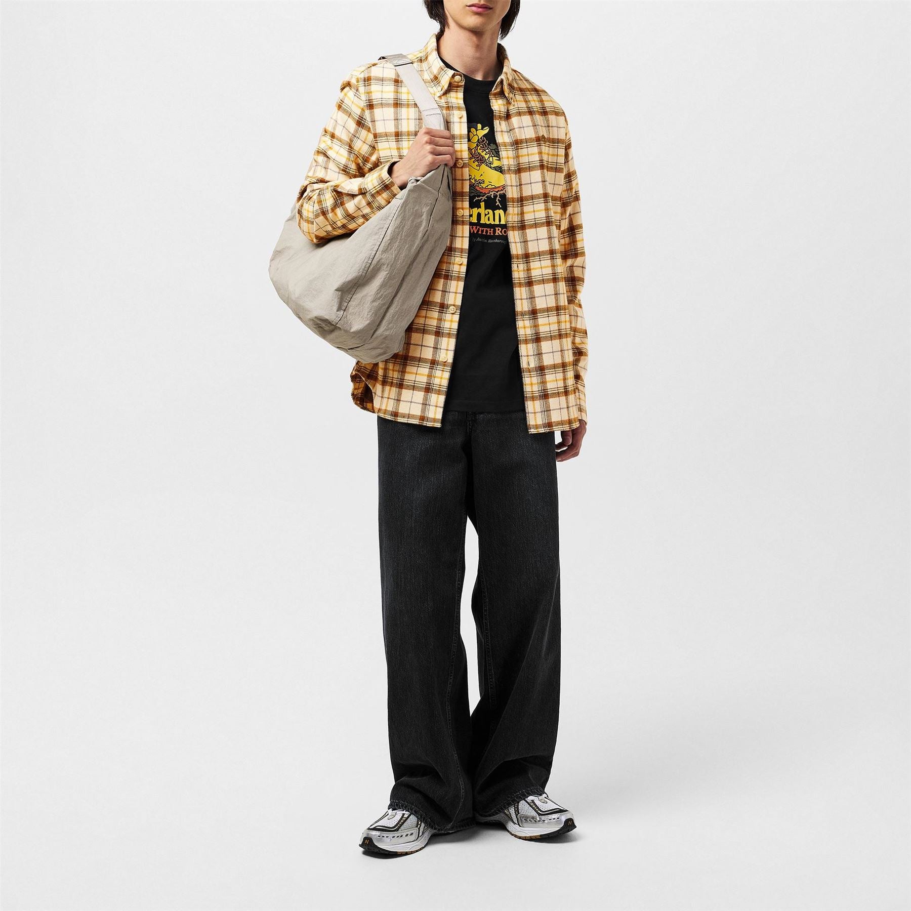 Timberland Midweight Flannel Check Long Sleeve Patterned Shirt