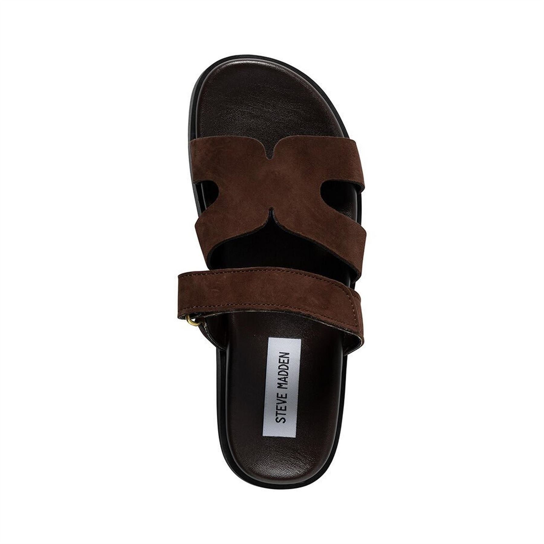 Steve Madden Textured Open Toe Slide Sandals