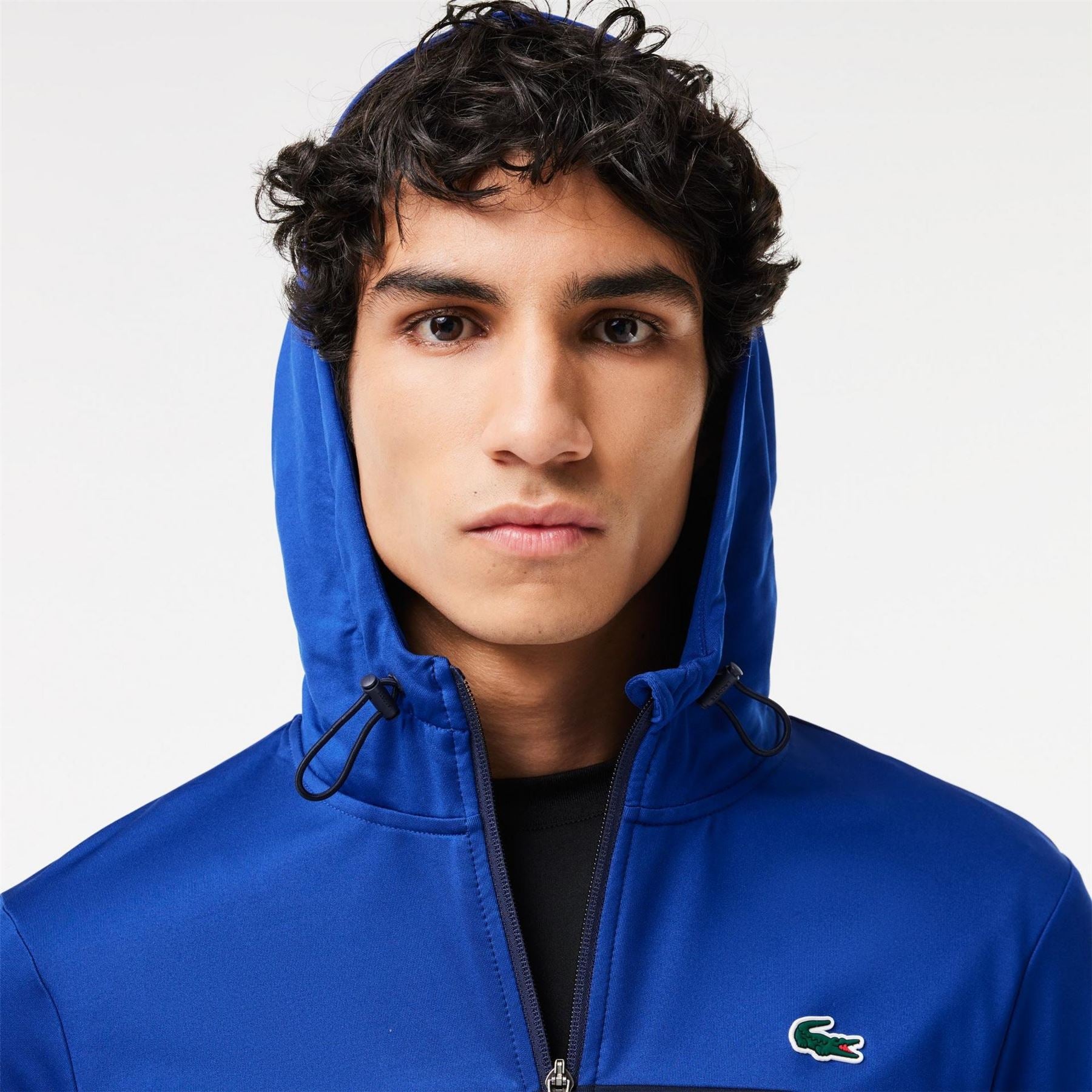Lacoste Ultra Dry Color Block Hooded Track Jacket