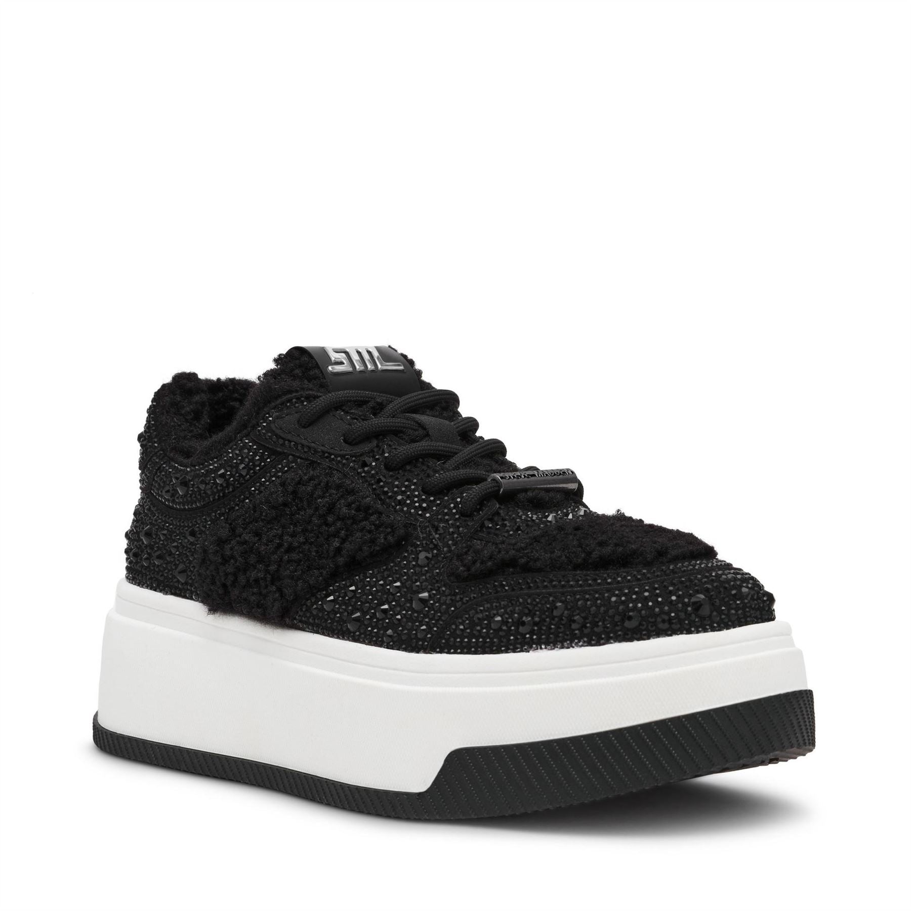 Steve Madden Dynamo RF Textured Lace-Up Platform Sneakers