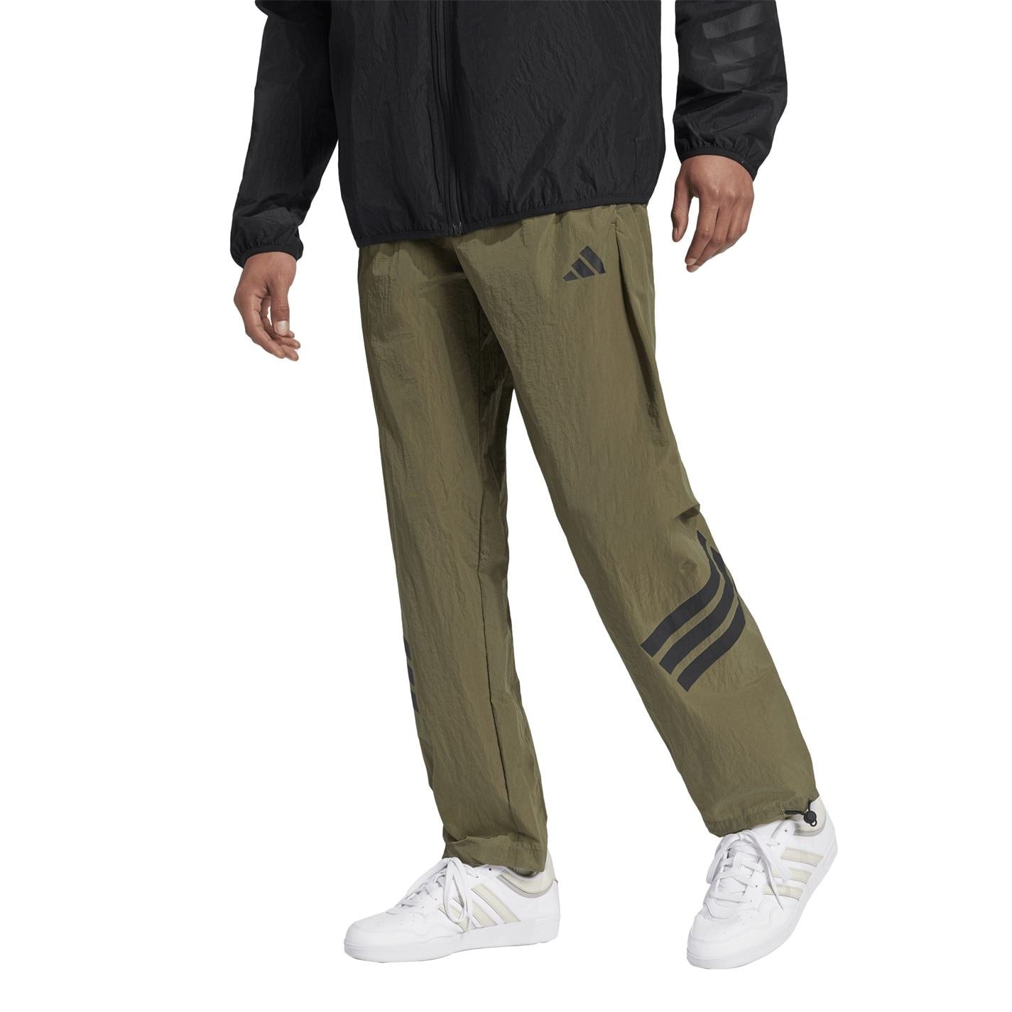 adidas Mens Future Icons 3 Stripes Woven Tracksuit Bottoms