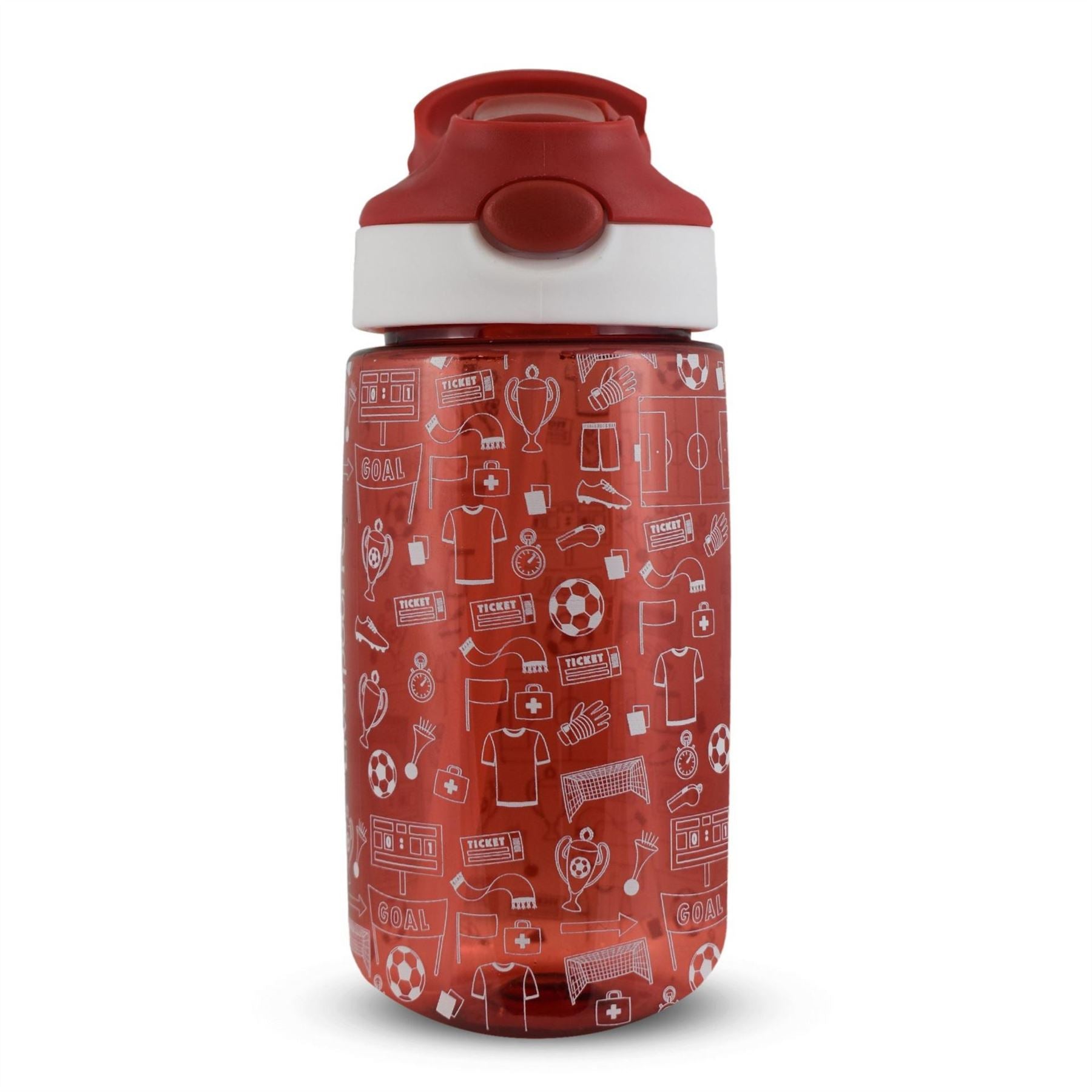 Team 480ml Plastic Football Water Bottle
