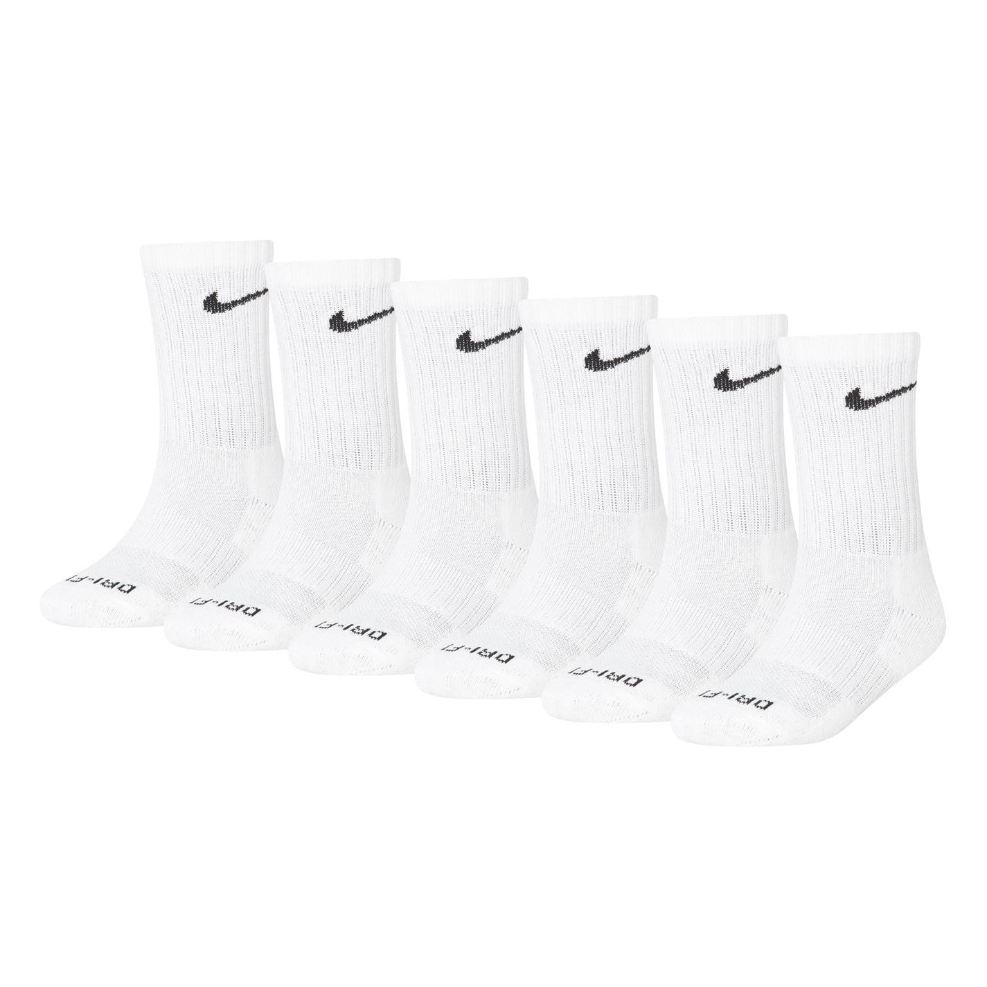 Nike 6 Pack Dri Fit Crew Children's Socks