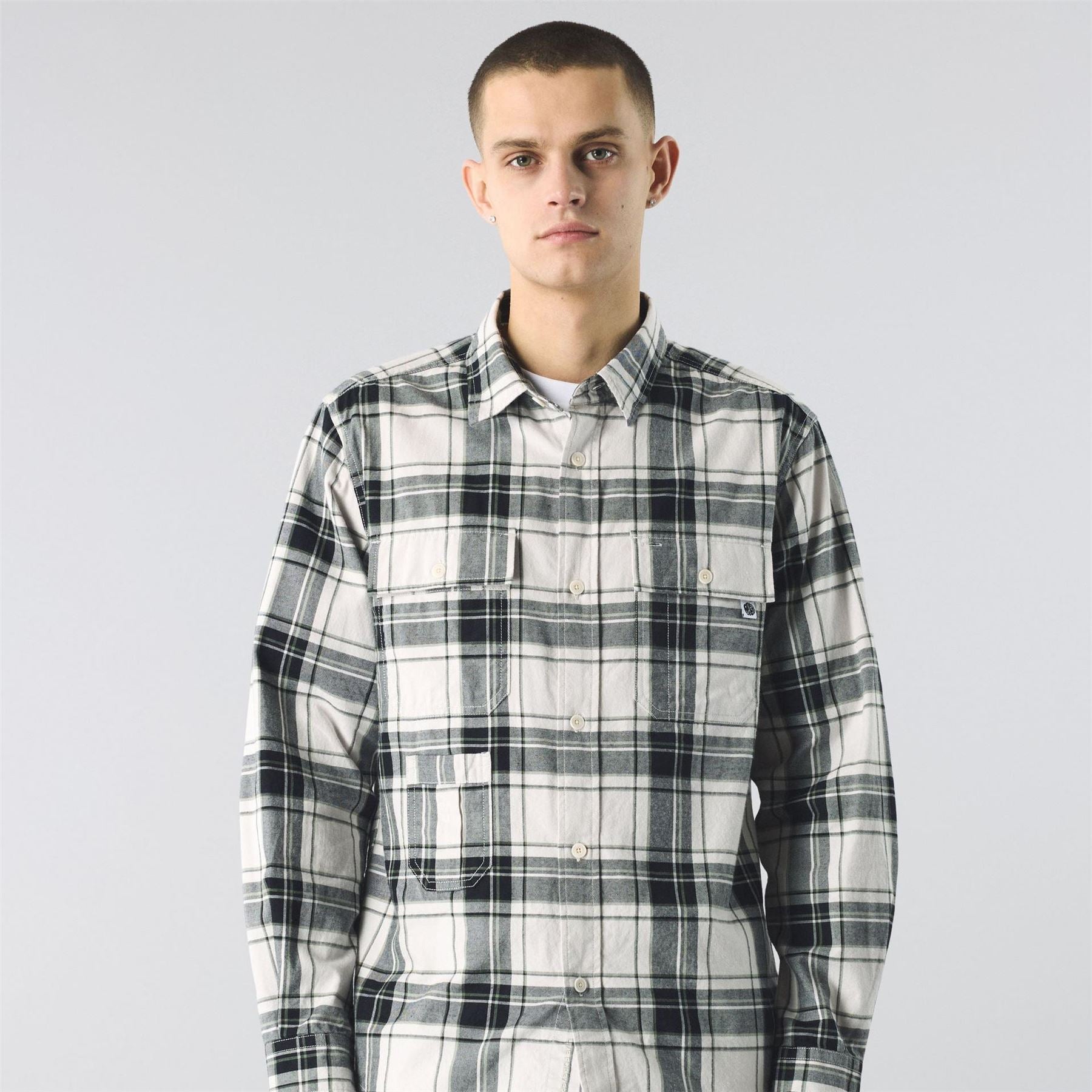 Pretty Green Woolwich Check Long Sleeve Patterned Shirt