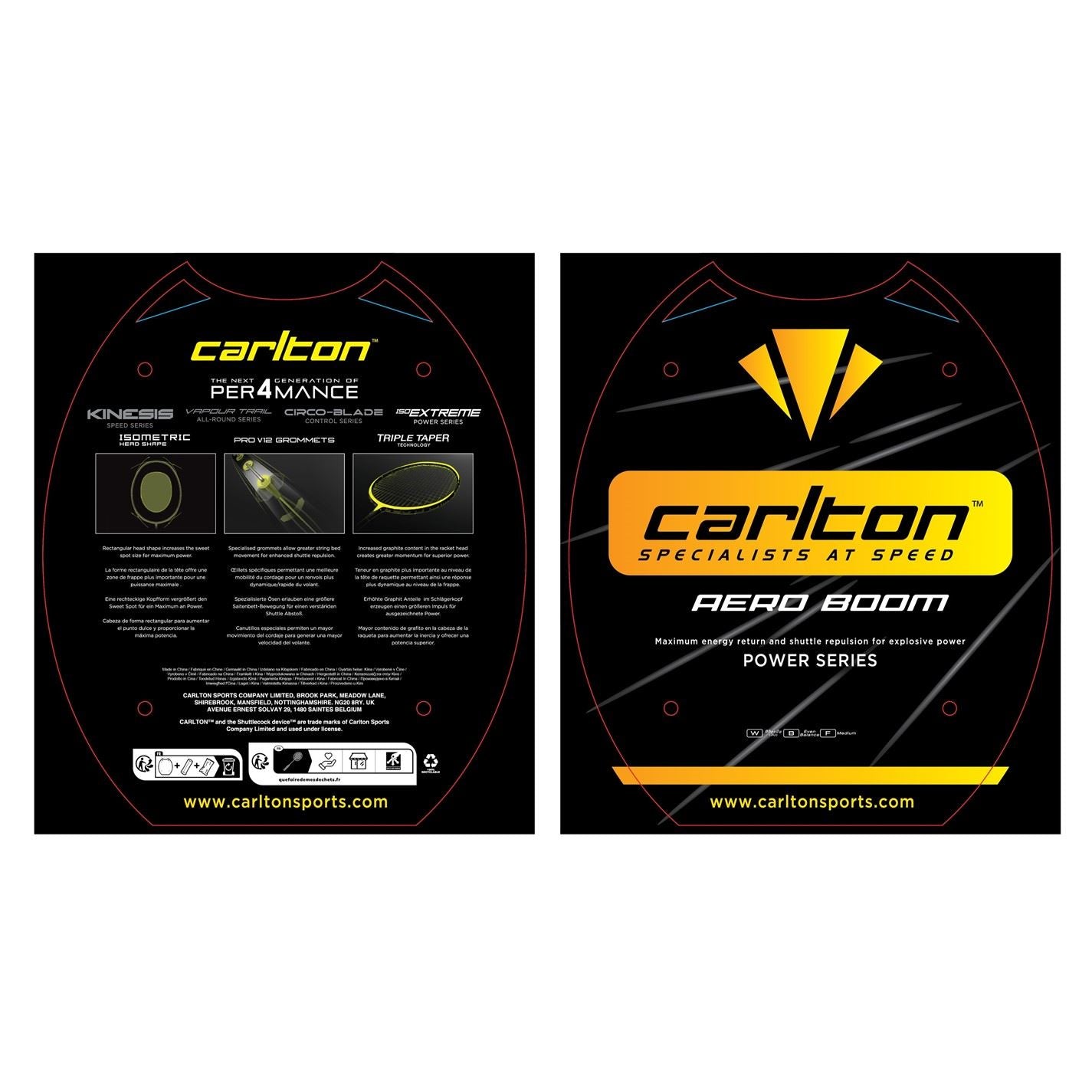 Carlton Aero Boom Badminton Racket