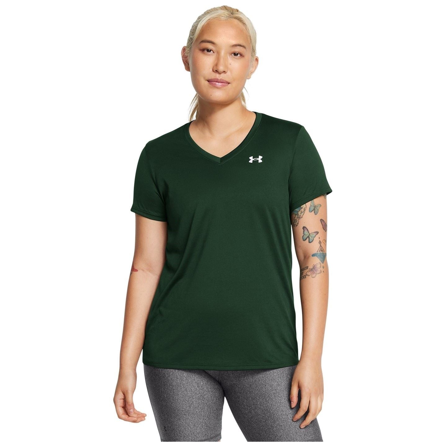 Under Armour Womens Armour Tech™ V Neck Short Sleeve