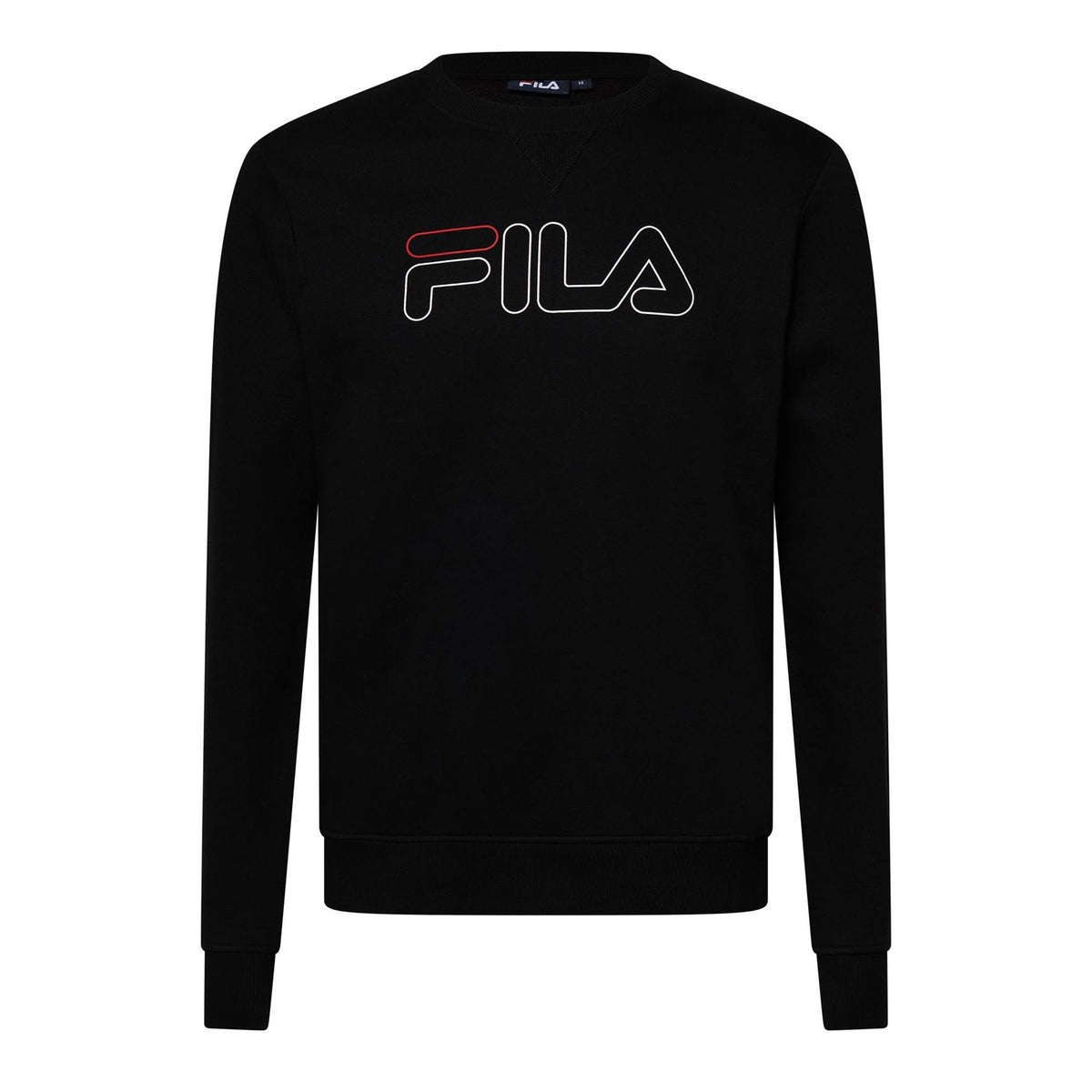 Fila Jude Crew Neck Ribbed Collar Long Sleeve Sweatshirt