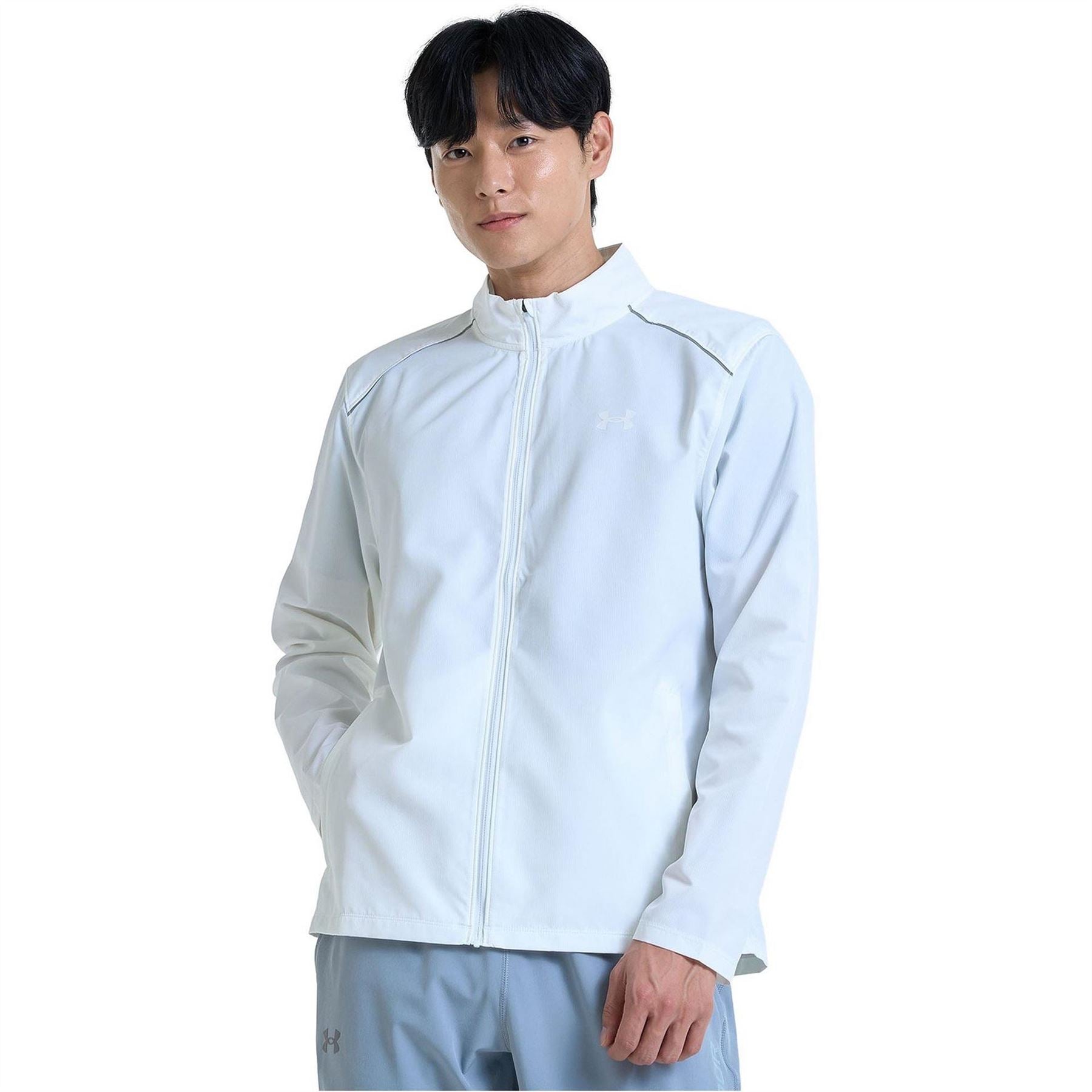 Under Armour Storm Run Solid Patterned Running Jacket