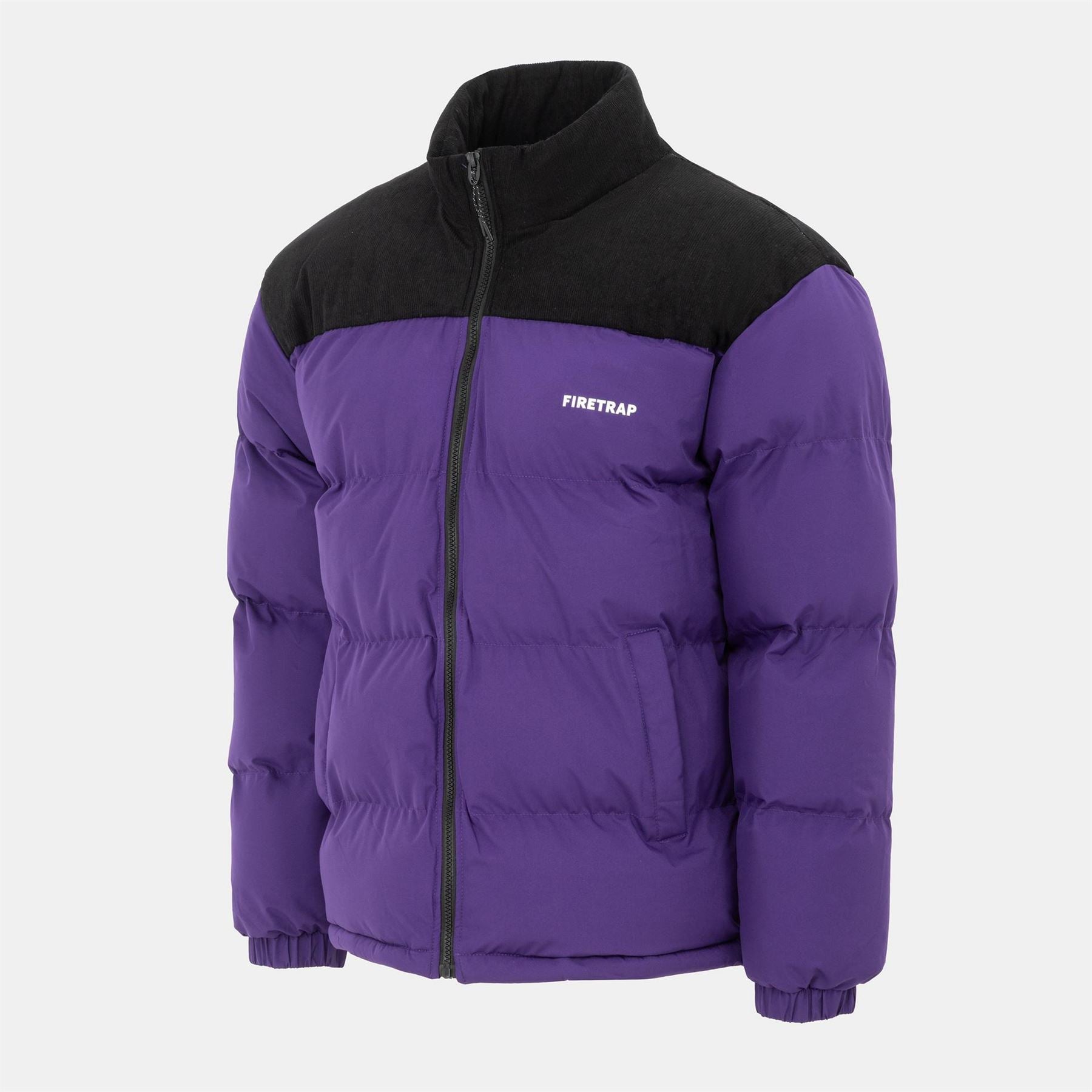Firetrap Full Zip Funnel Neck Long Sleeve Puffer Jacket