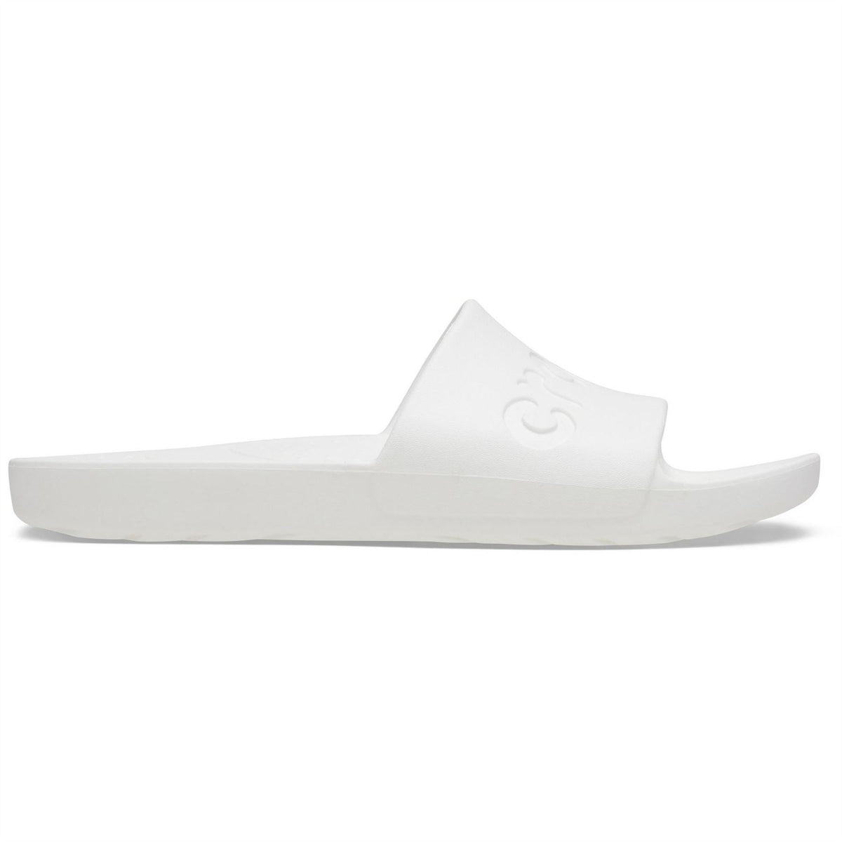 Crocs Logo Print Flatform Slides