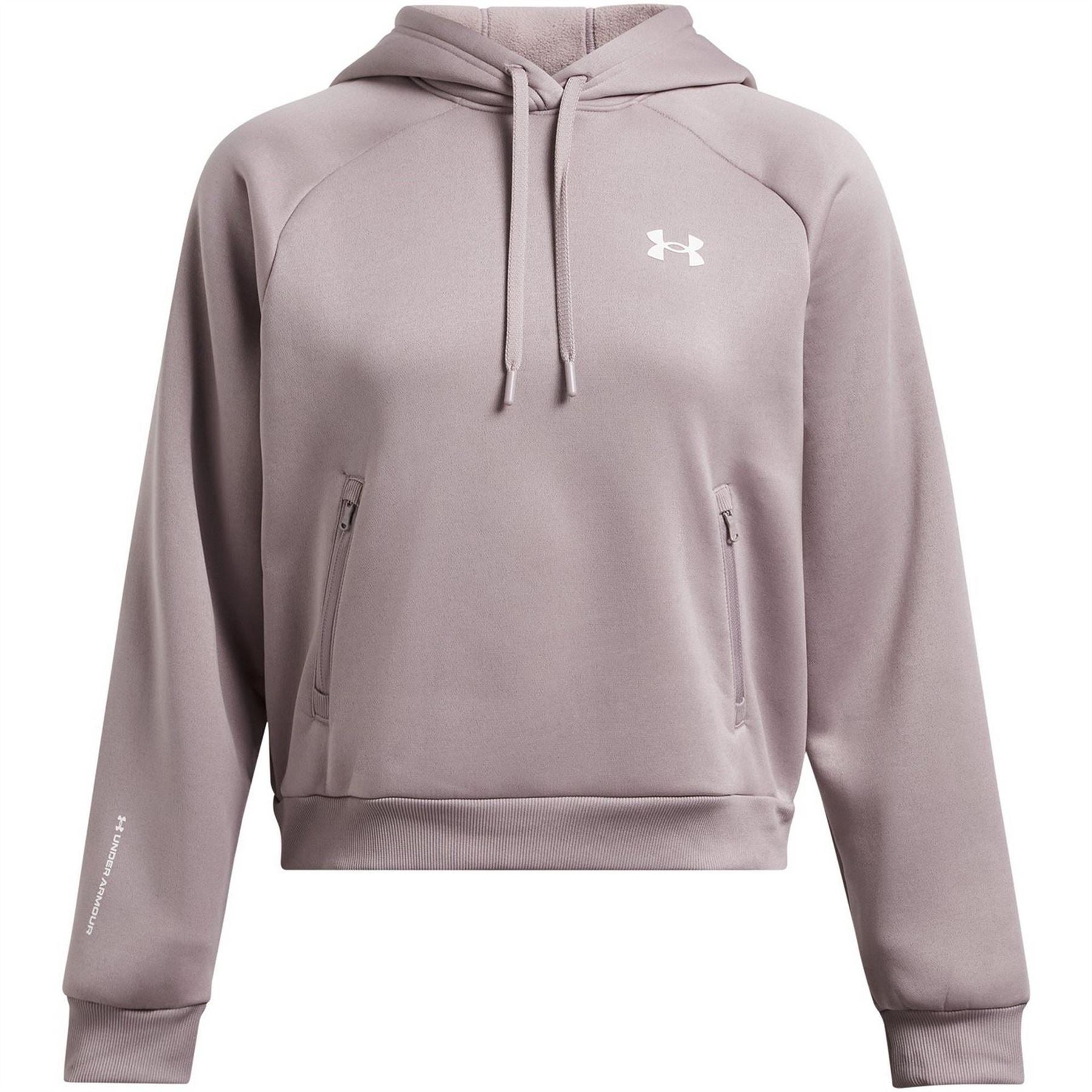 Under Armour Hooded Neck Raglan Sleeve Fleece Top