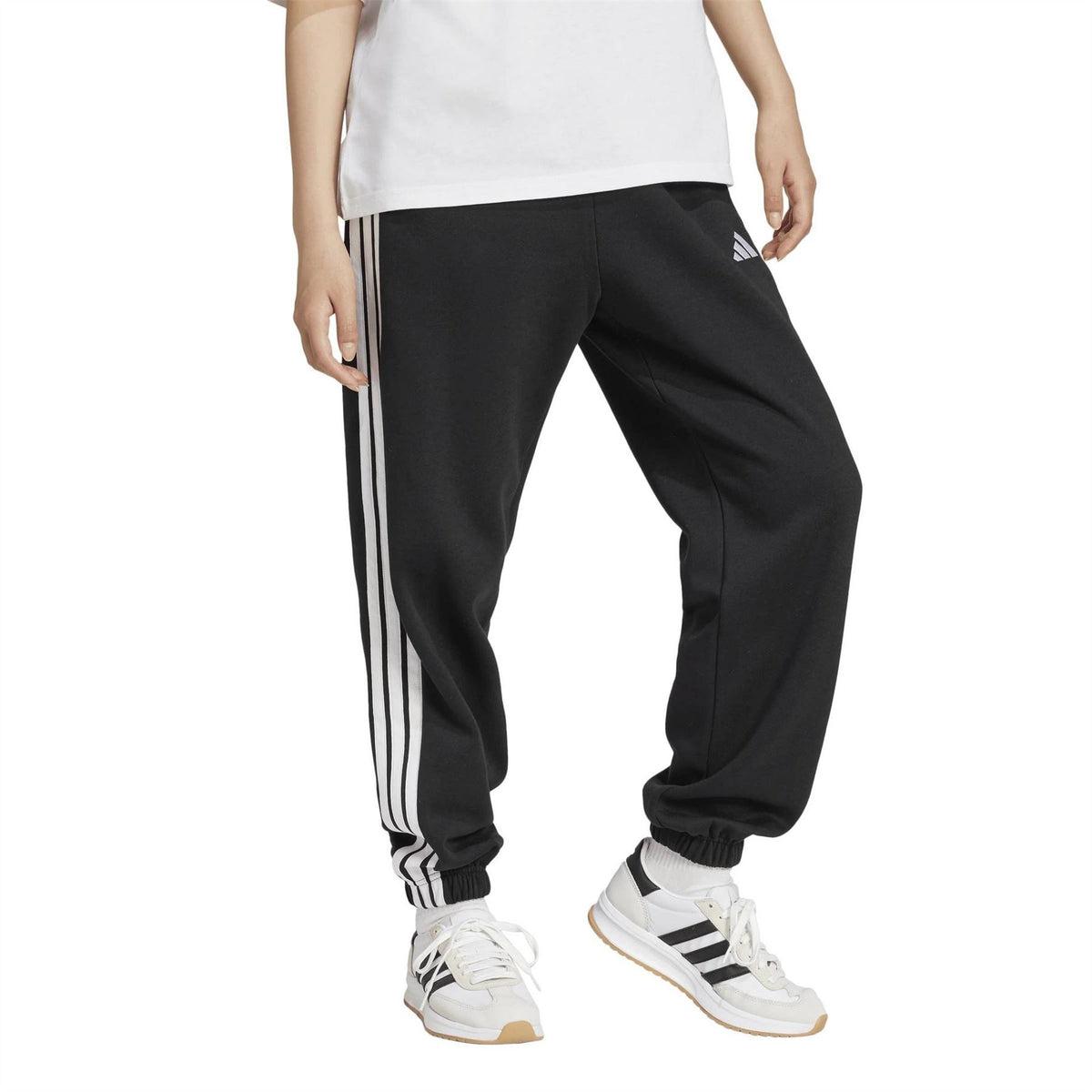 adidas Womens Essentials 3 Stripes Pants Slim