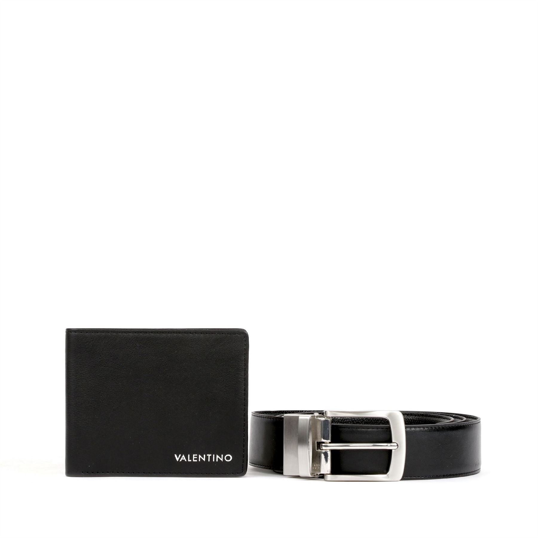 Valentino Crest Leather Belt