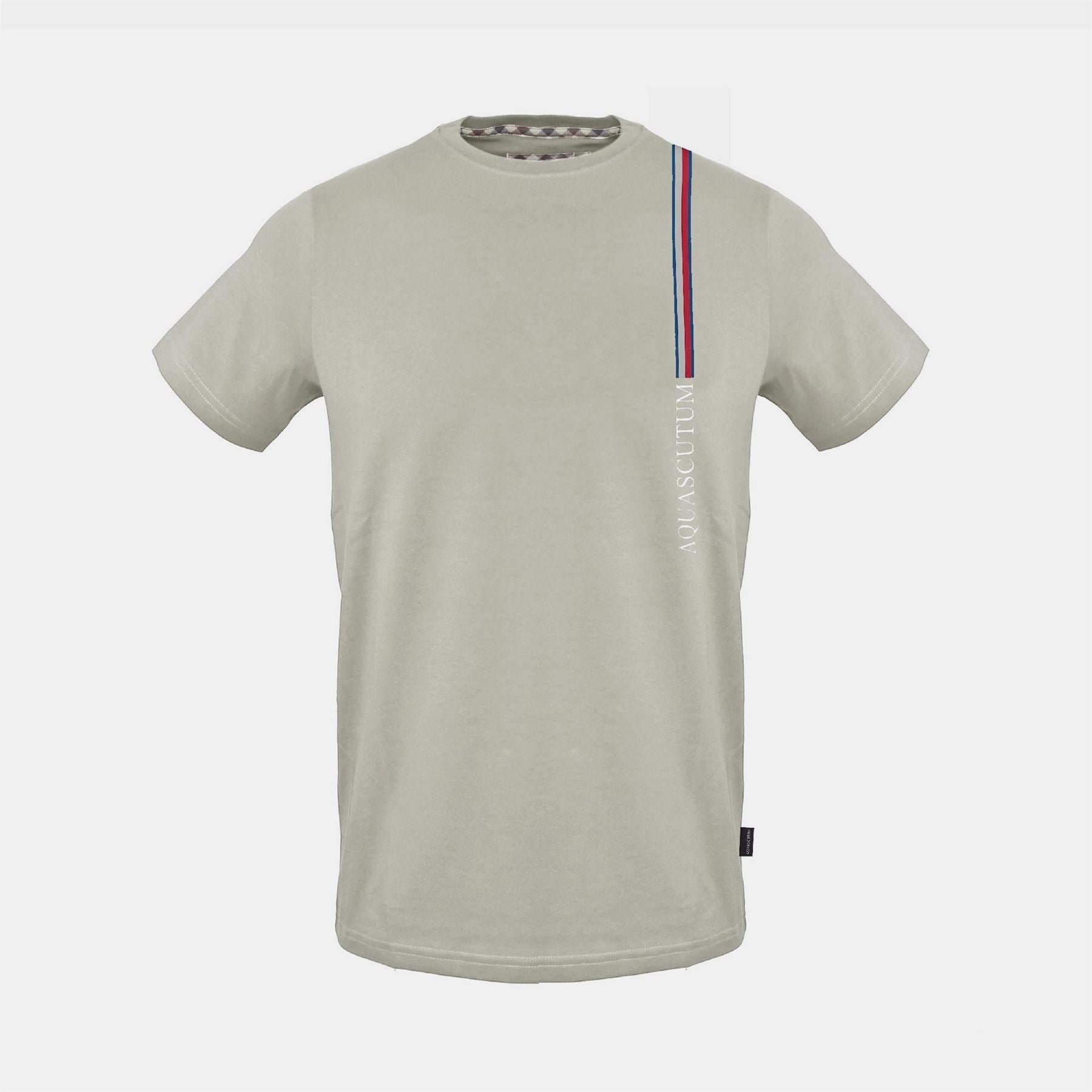 Aquascutum Printed Logo Crew Neck Short Sleeve T-Shirt