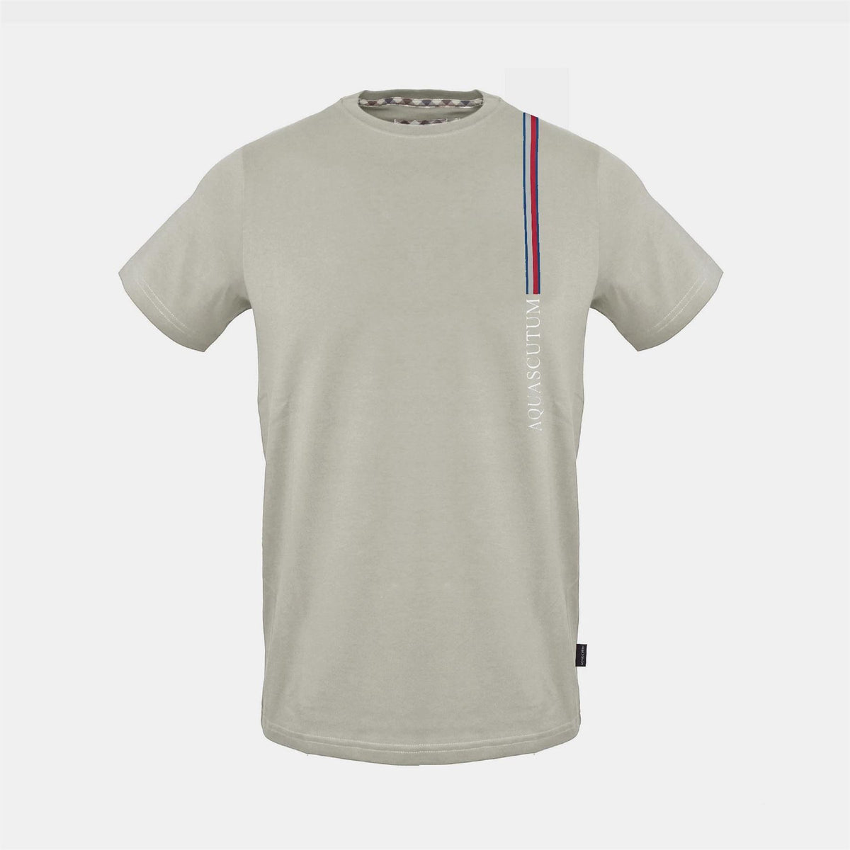 Aquascutum Printed Logo Crew Neck Short Sleeve T-Shirt