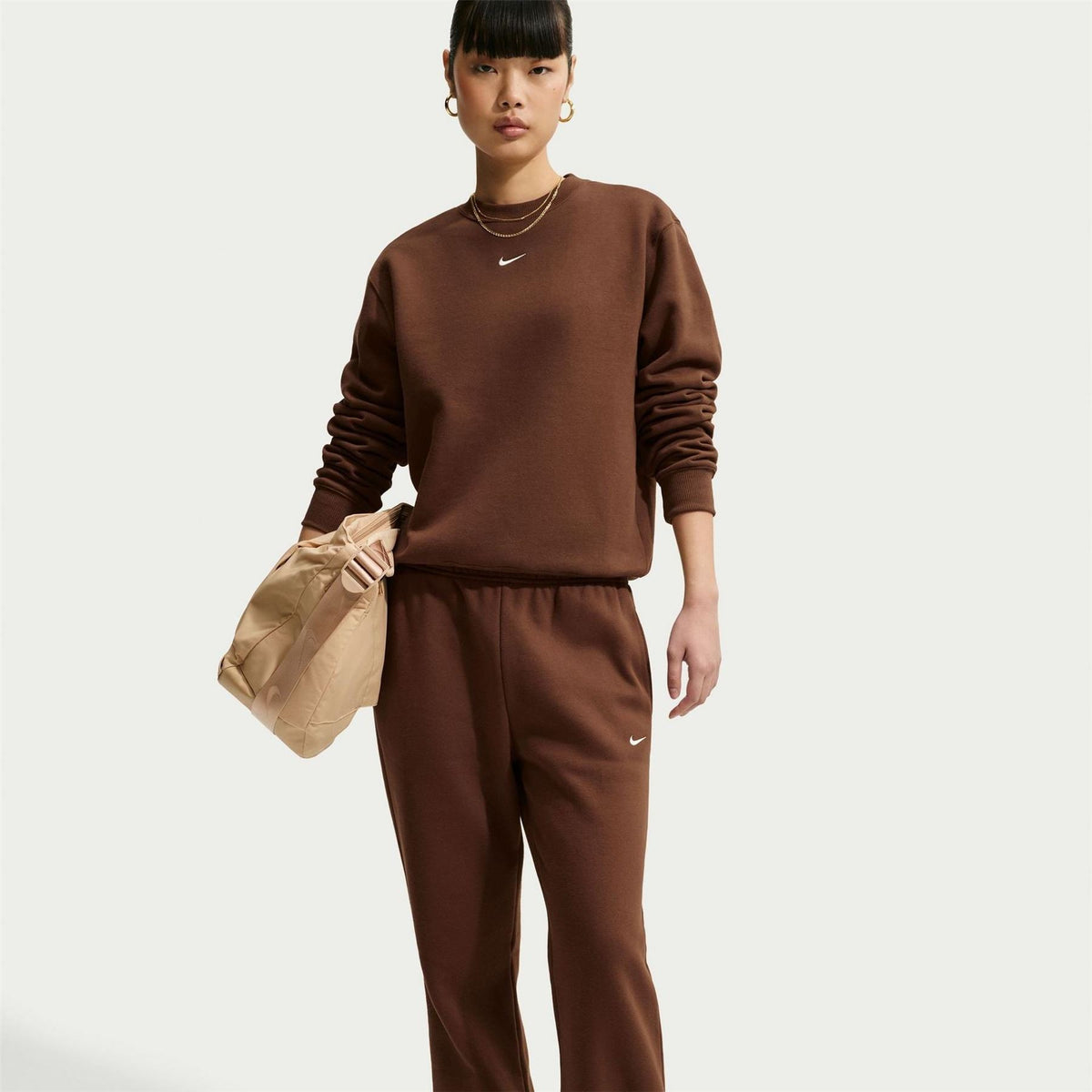 Nike Womens Phoenix Fleece High Waisted Wide Leg Sweatpants