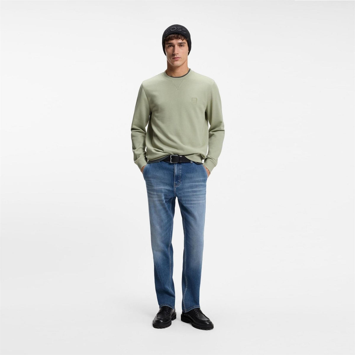Boss Orange Long Sleeve Premium Cotton Sweatshirt (westart Crew Neck)