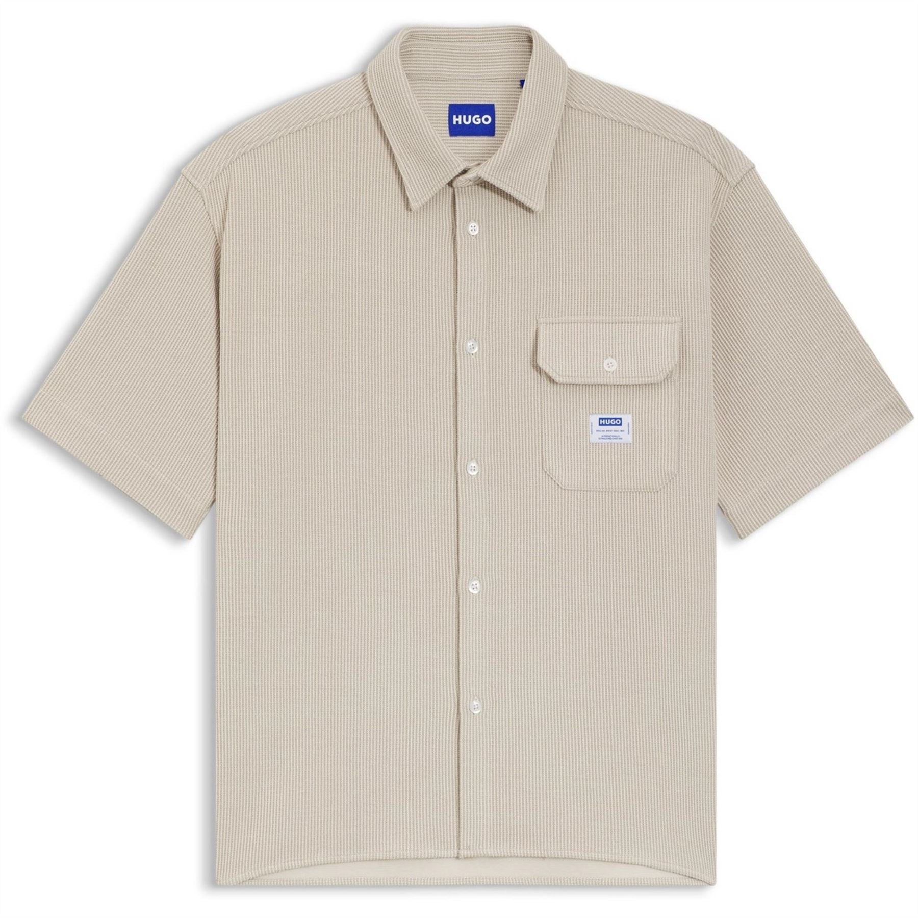 Hugo Short Sleeve Plain Shirt
