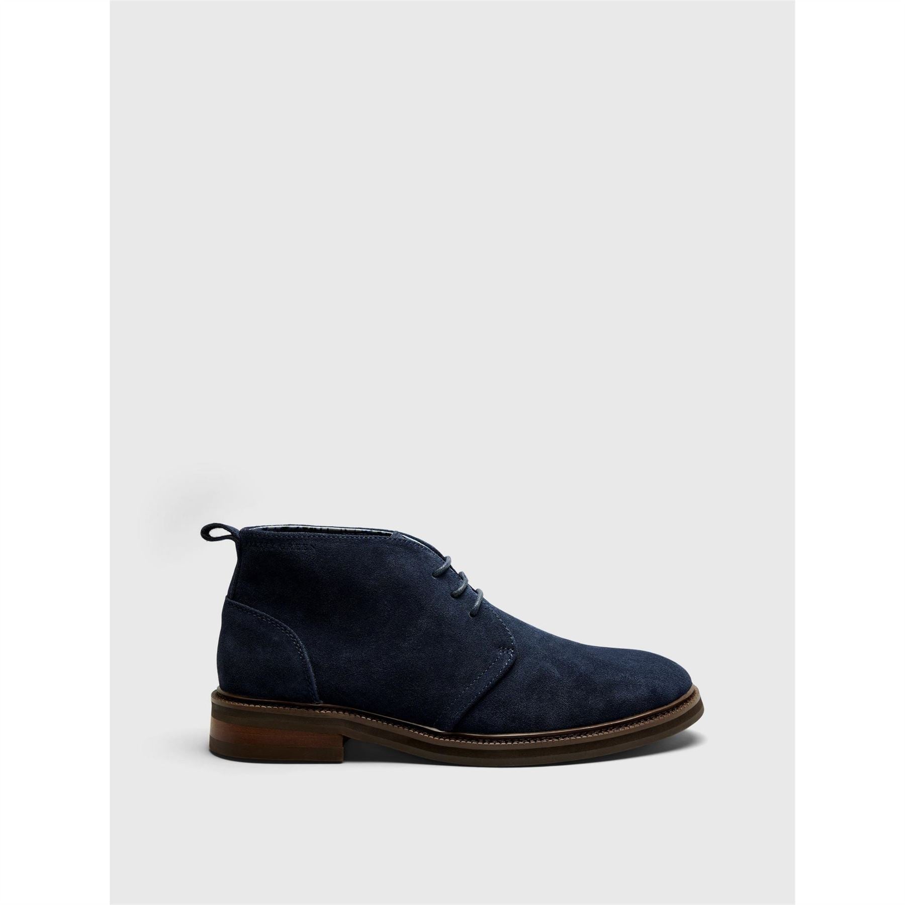 Pretty Green Solid Patterned Chukka Boots