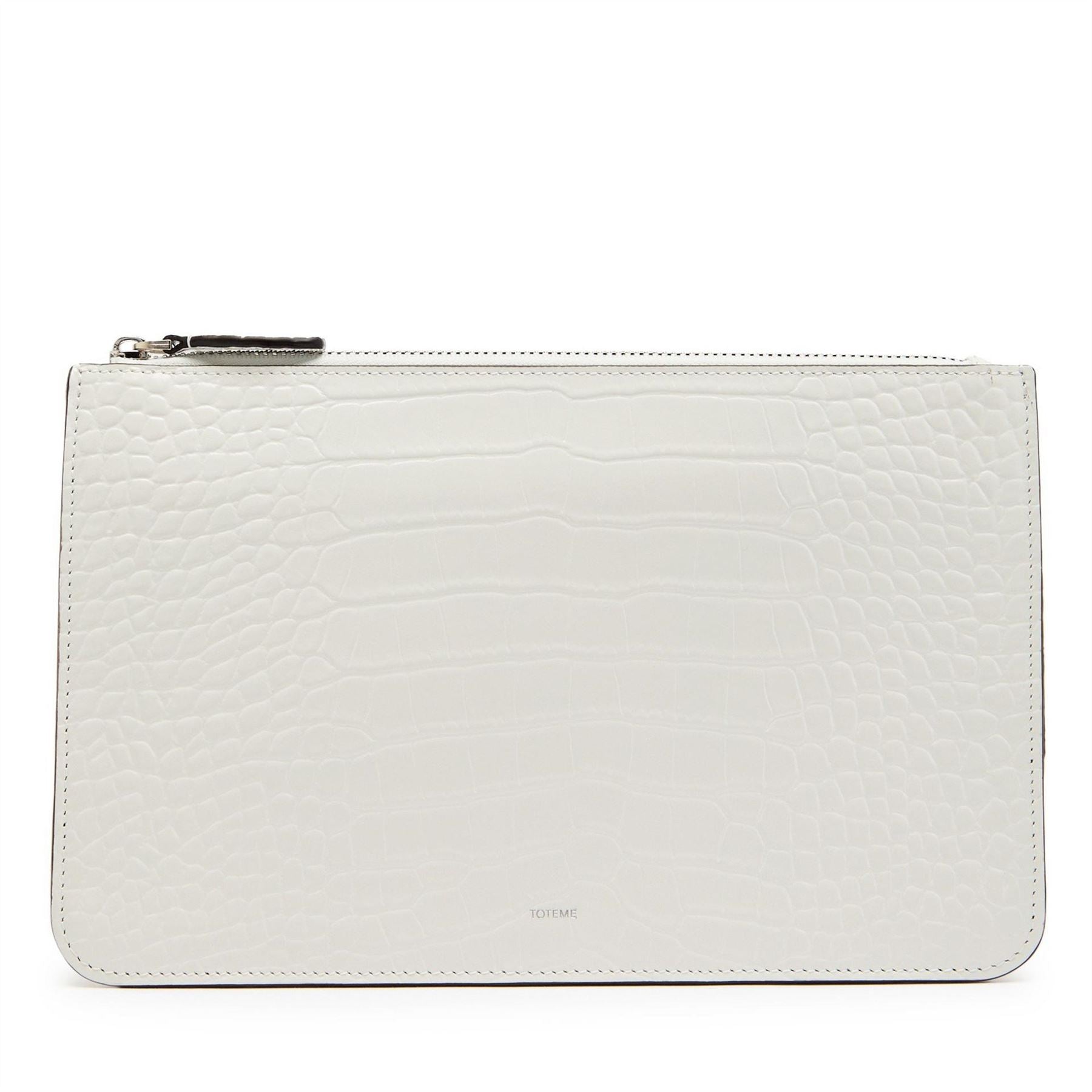 Toteme Croco Embossed Clutc