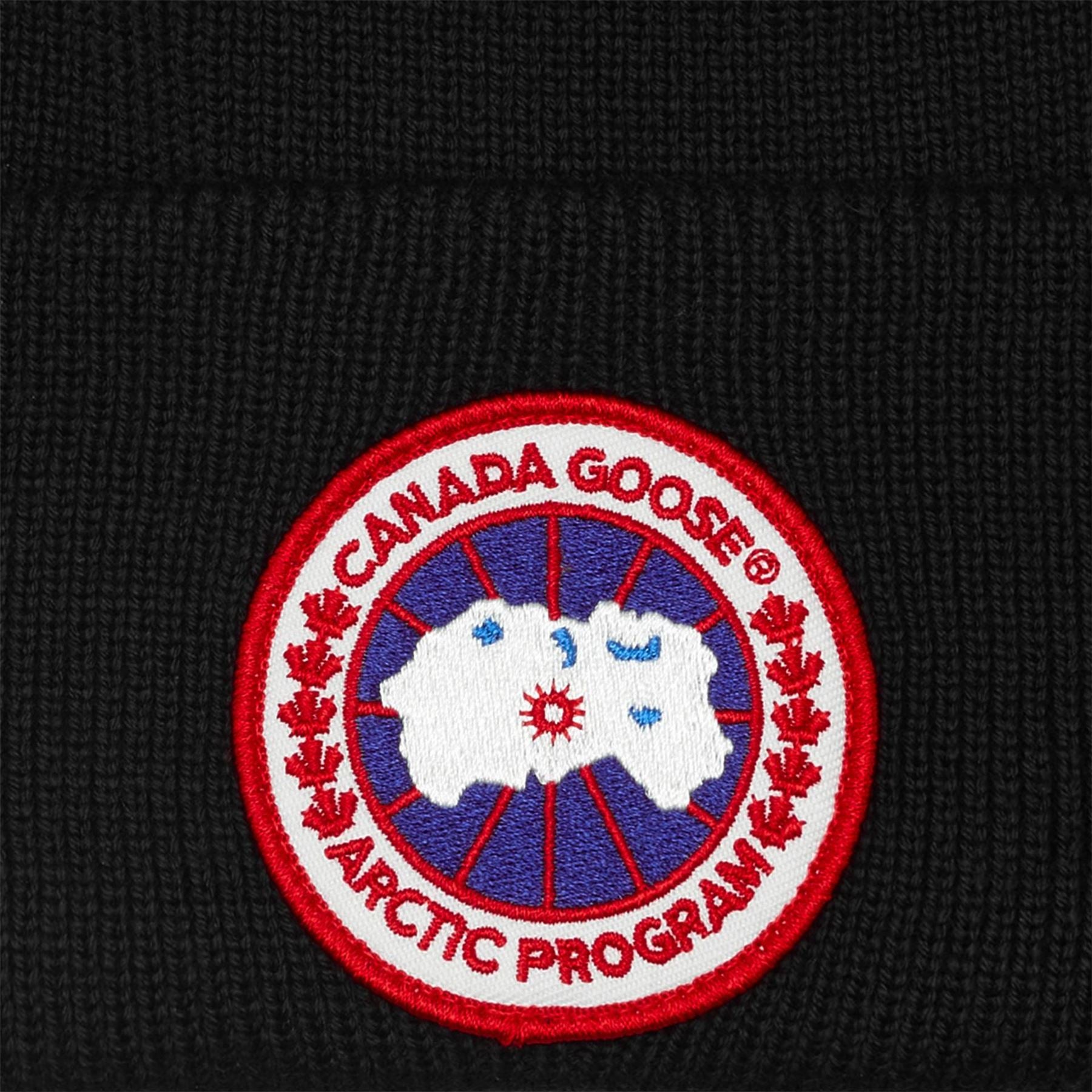 Canada Goose Plain Wool Disc Toque Beanie
