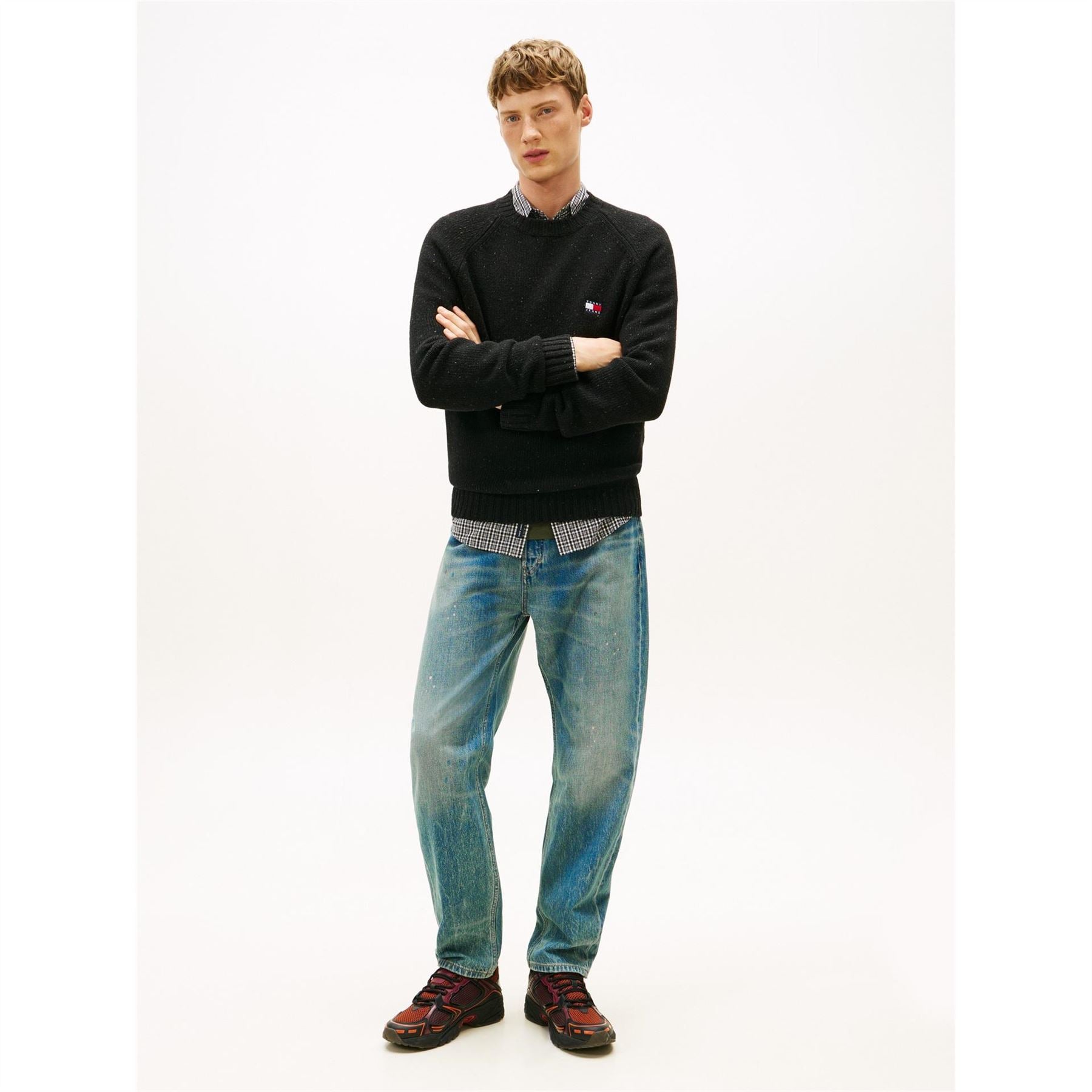 Tommy Jeans Badge Crew Knit Sn61