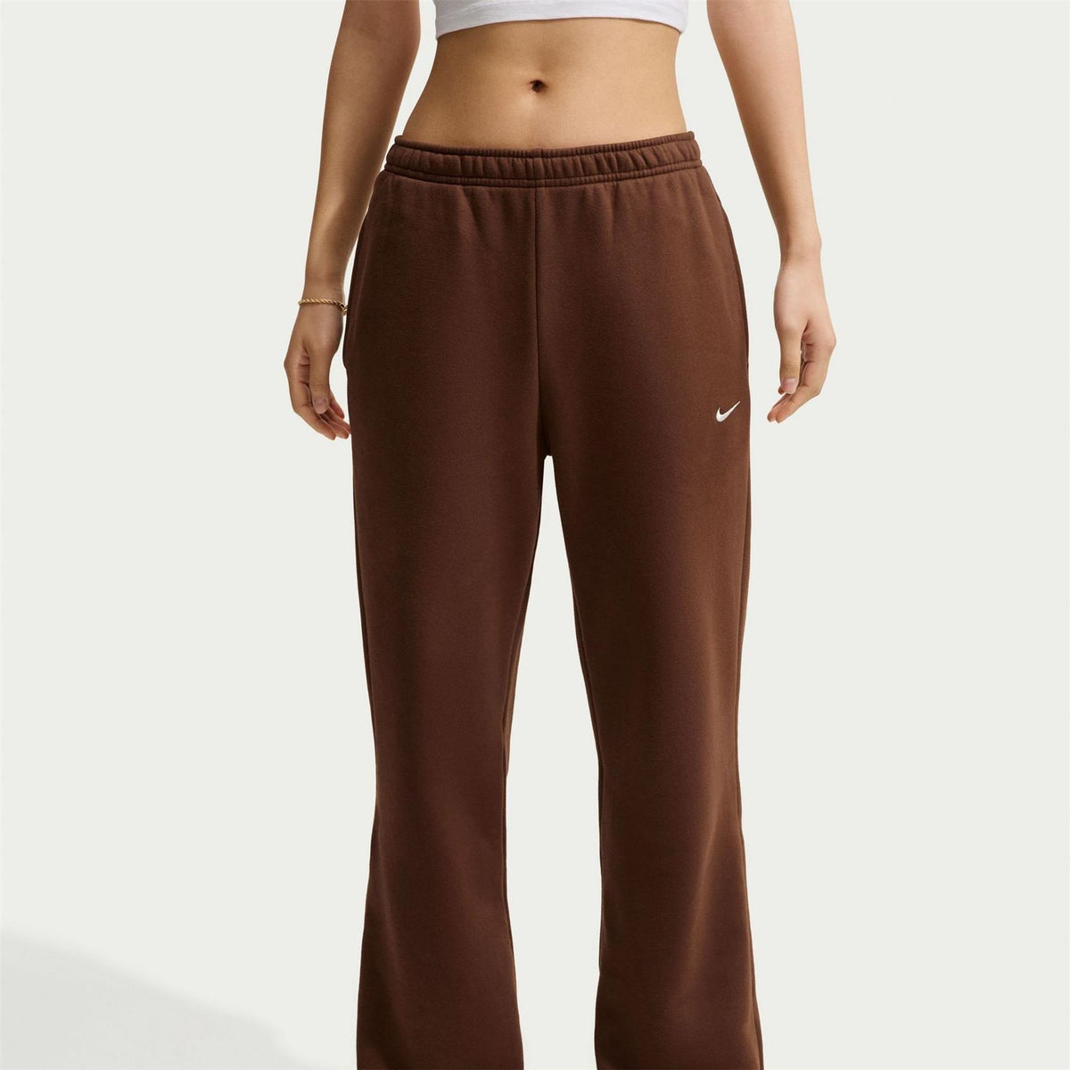 Nike Womens Phoenix Fleece High Waisted Wide Leg Sweatpants