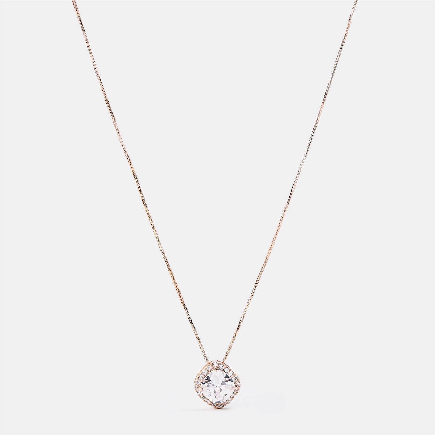 Mason Knight Yager Square Cubic Stone Pendant