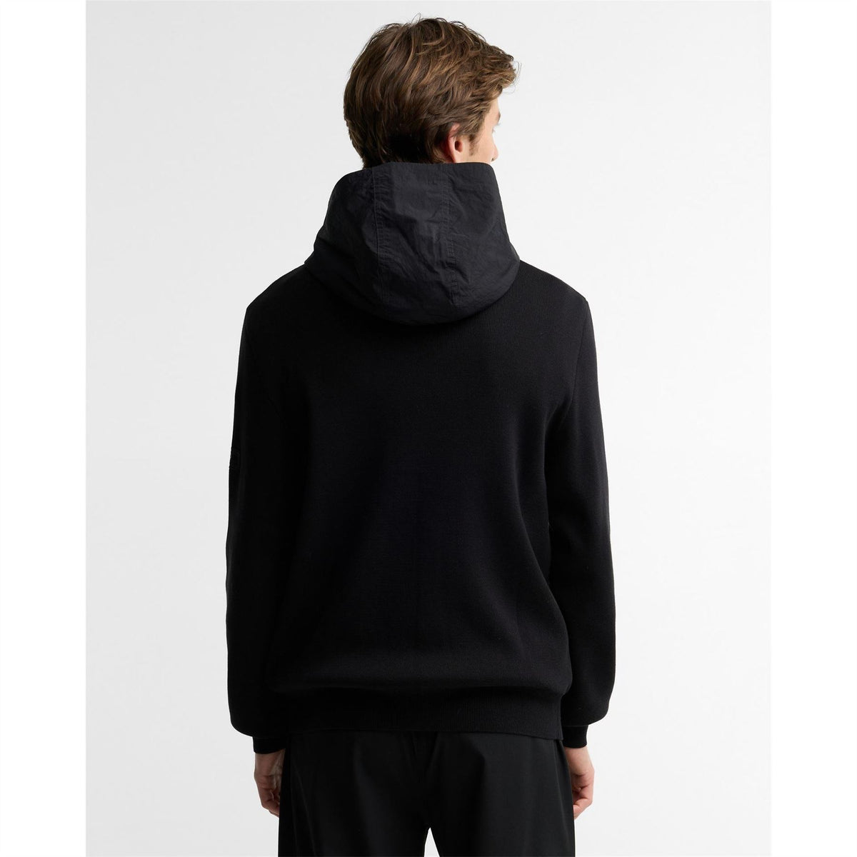 Barbour International Inline Knit Cotton Zip Hoodie