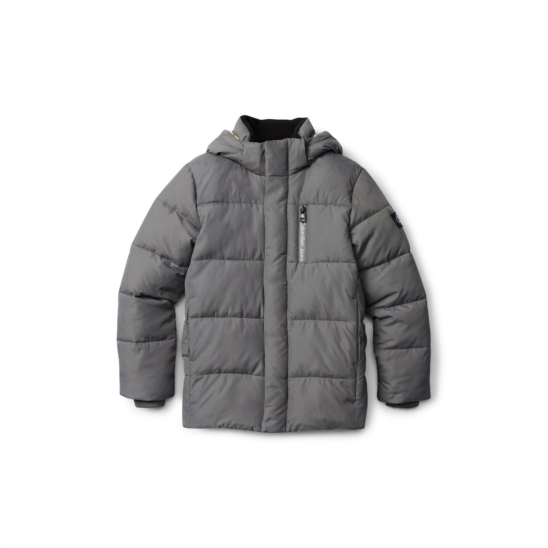 Calvin Klein Jeans Essential Hooded Long Sleeve Short Puffer Jacket
