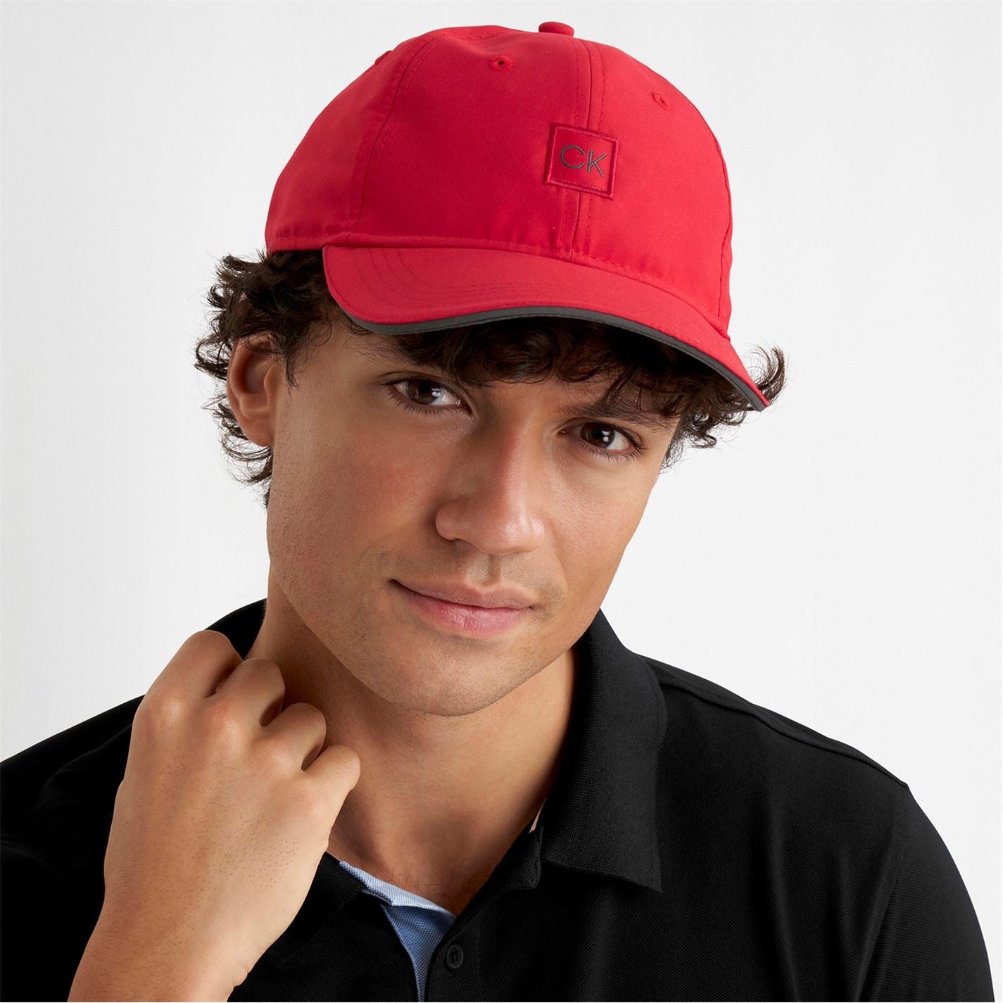 Calvin Klein Golf Curved Brim Adjustable Dad Cap